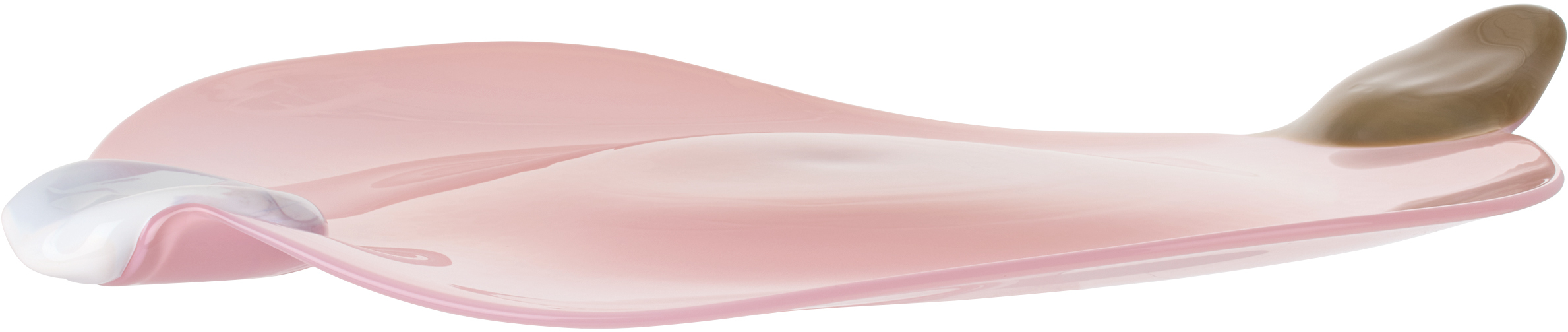 Helle Mardahl Pink 'the Server Mega' Dish In Cream, Bgum, Caramel