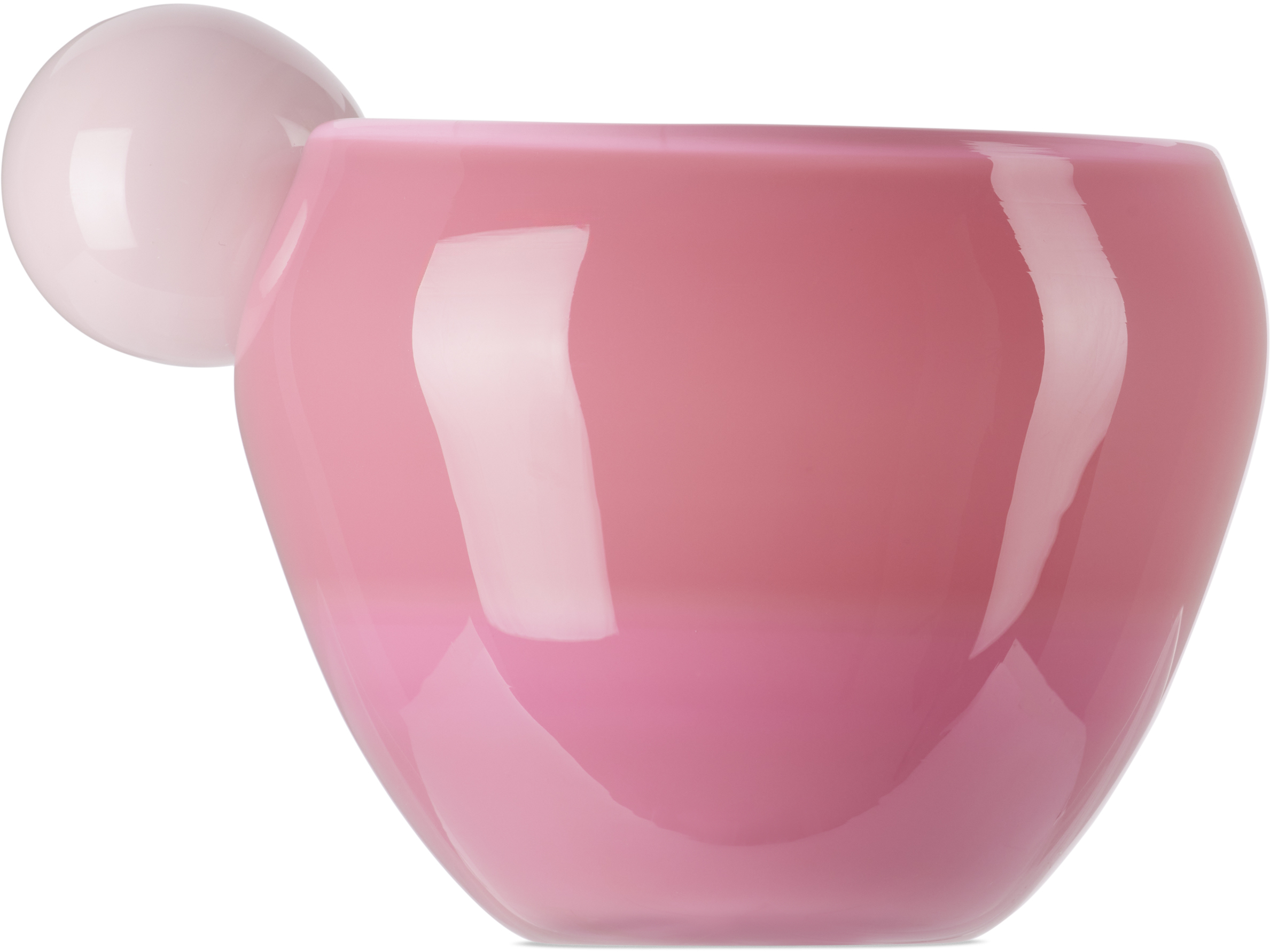 Helle Mardahl Pink 'the Cup Medi' Mug In Milky Rose & Pink