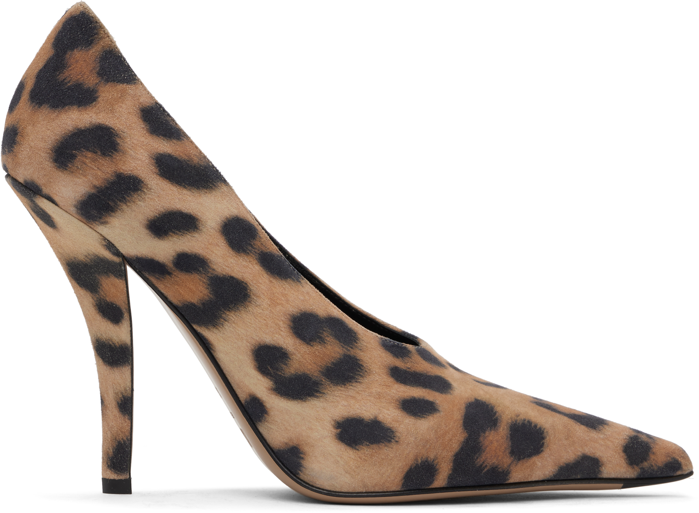 Tan & Black Jessica Heels