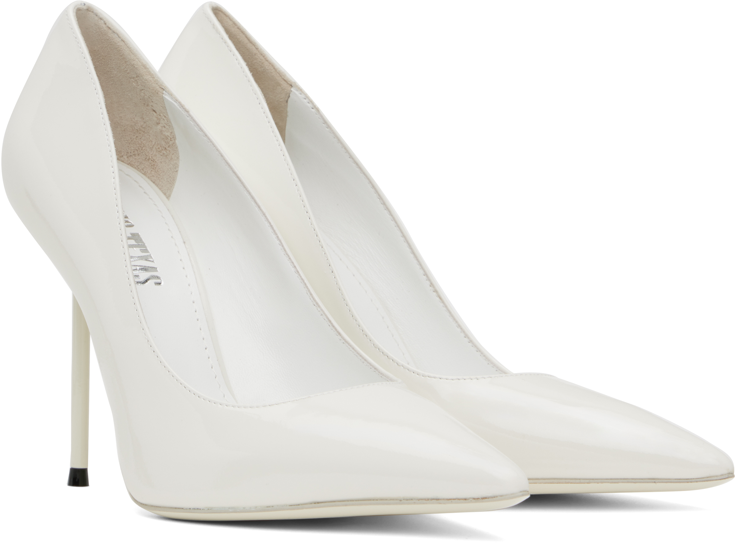 Paris Texas White Lidia Heels In White