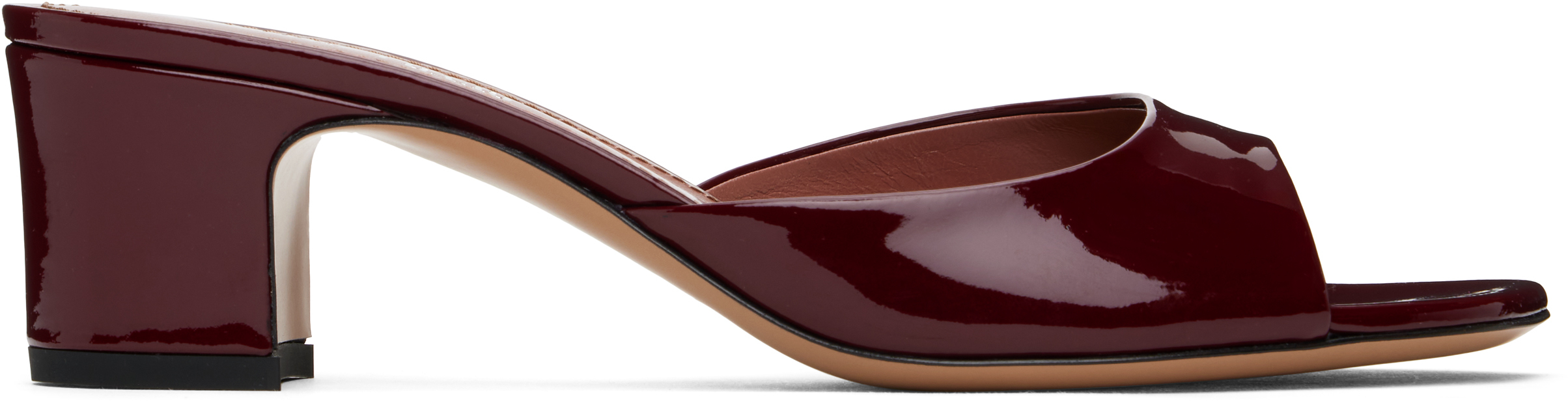 Burgundy Lara 50 Mules