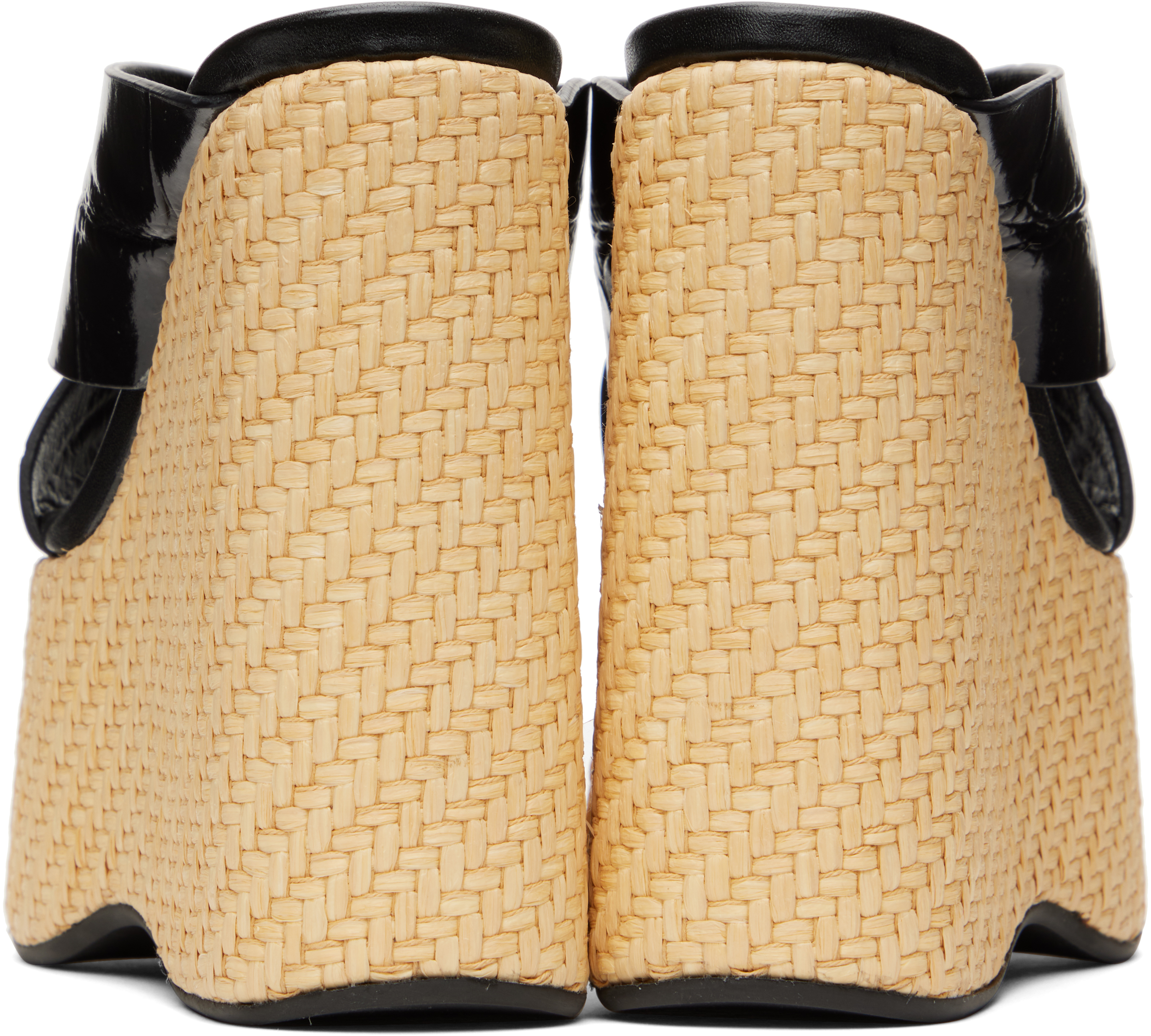 Shop Paris Texas Black Mara Mules In Black-naturale