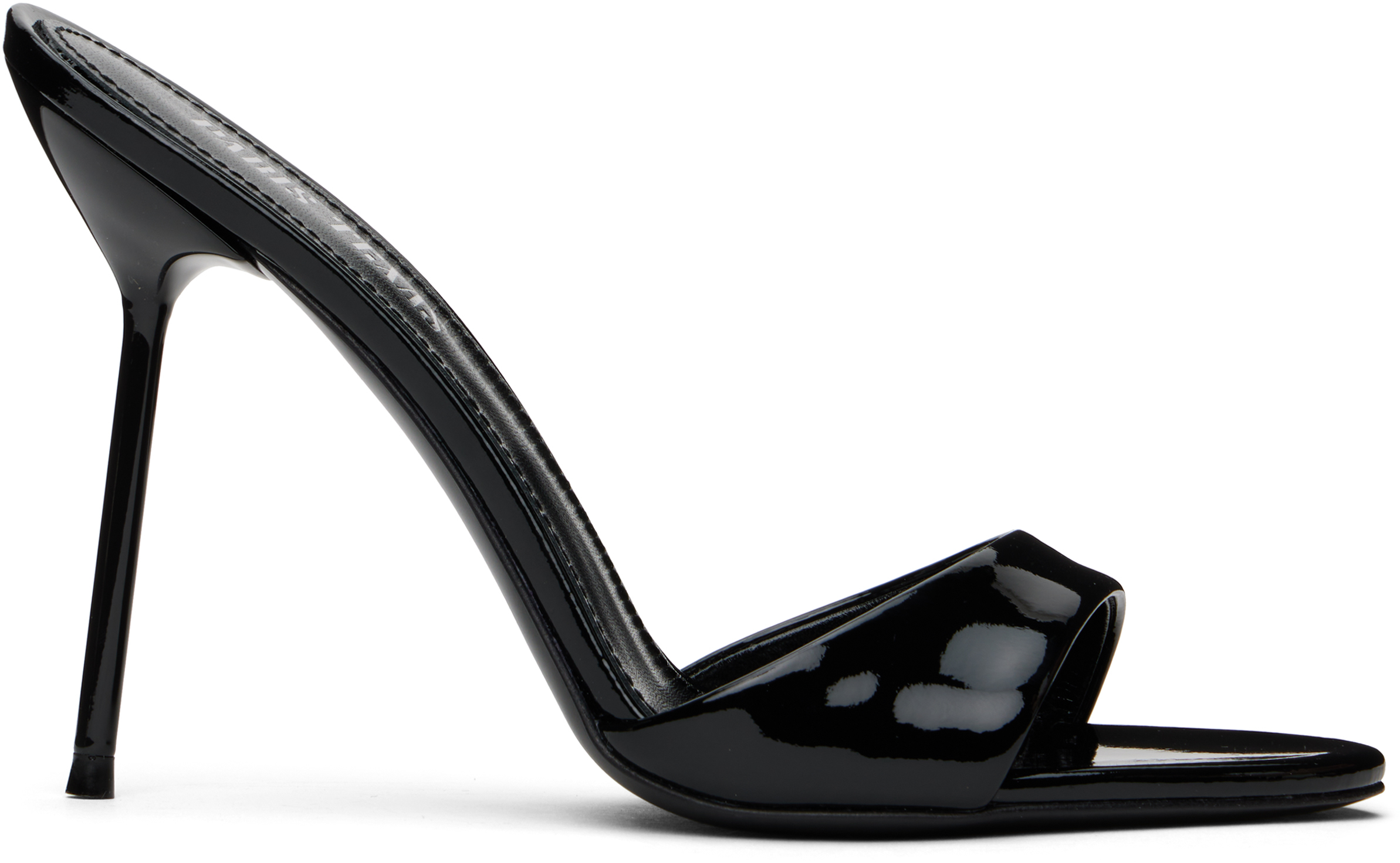 paris texas black lidia mules