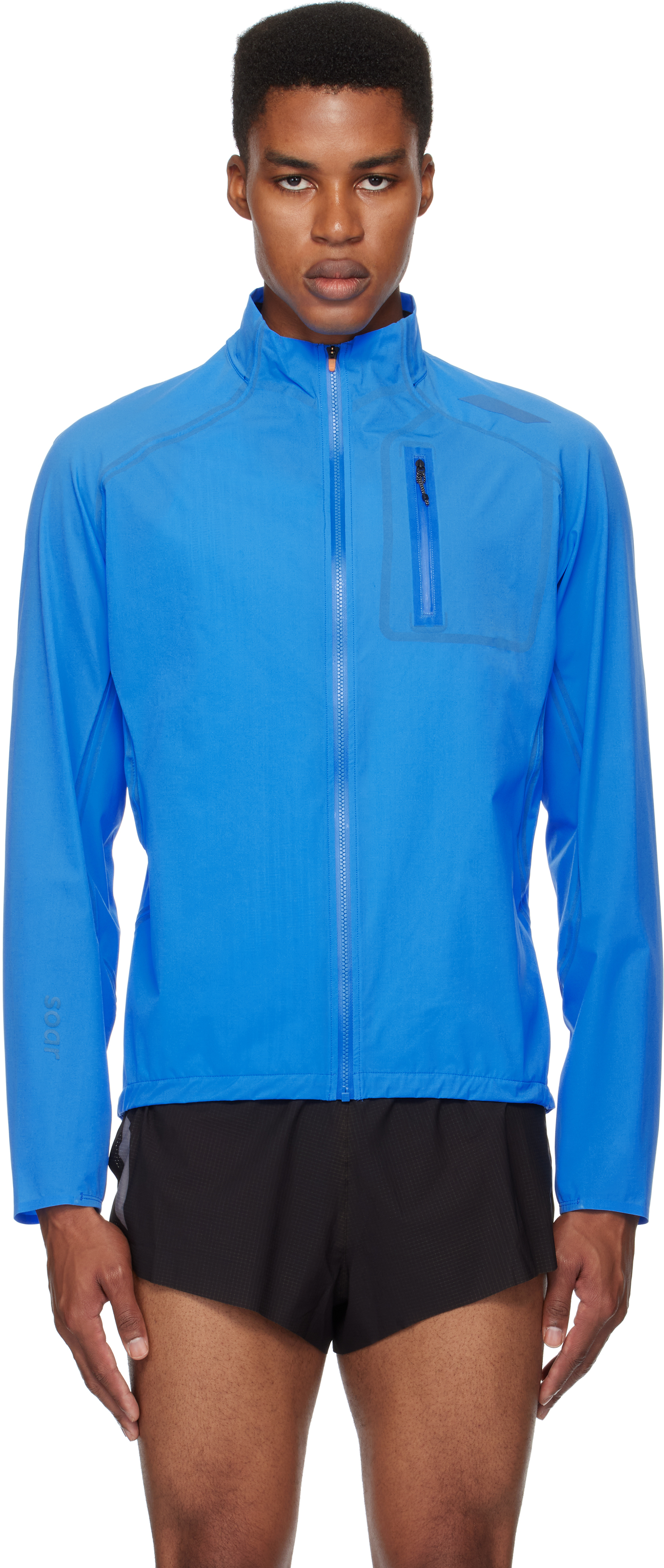 Blue Rainout Shell Jacket