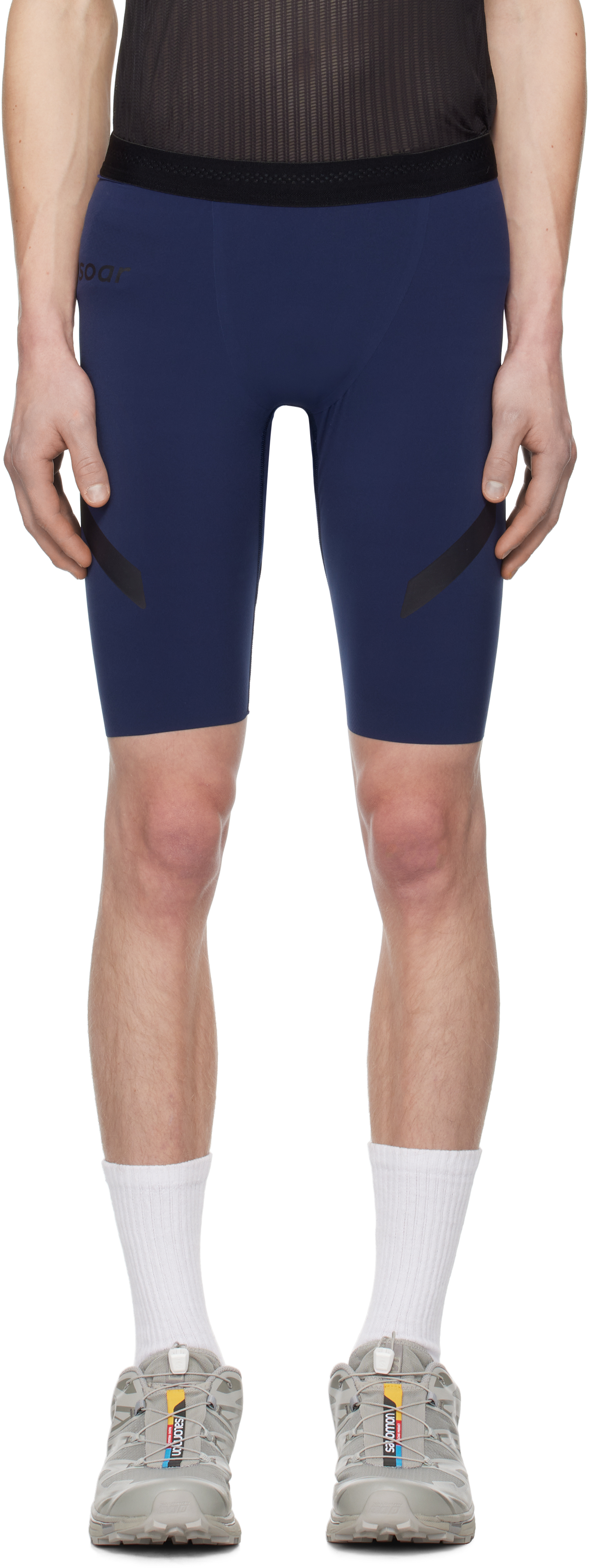 Navy Half Tights Shorts