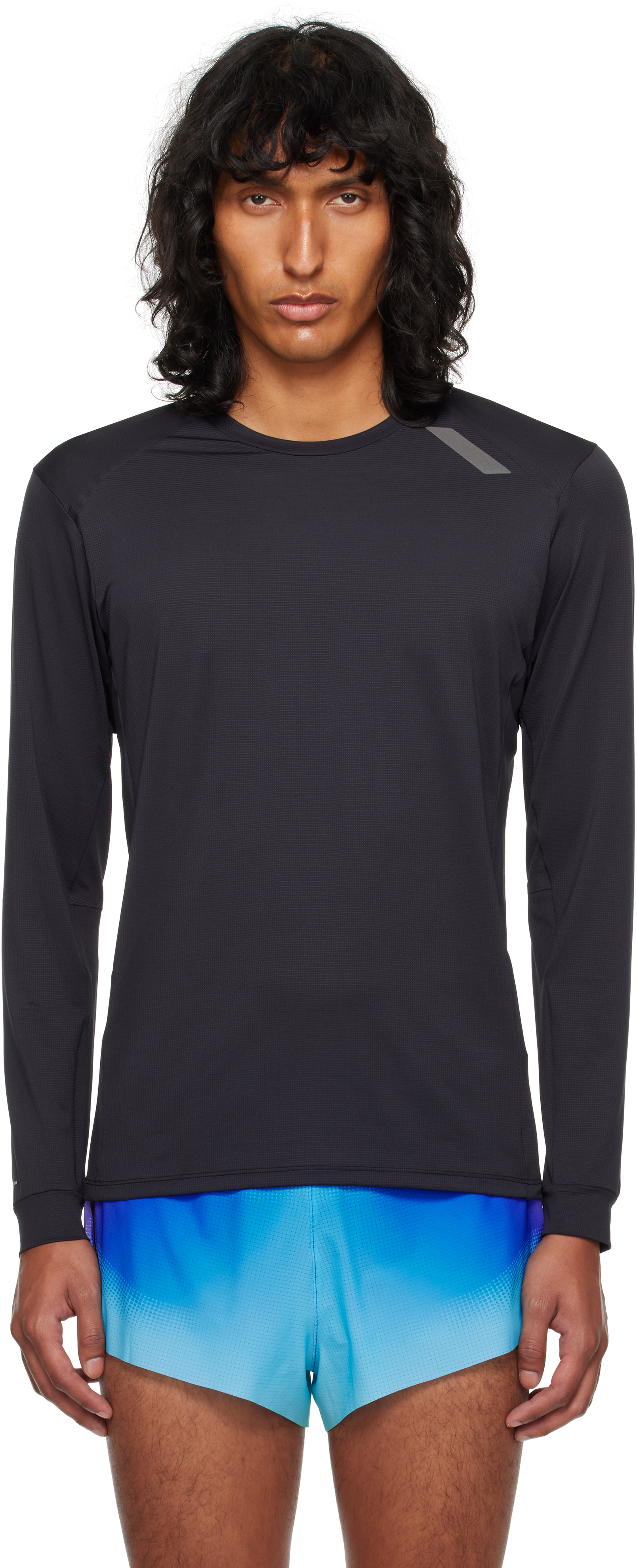 Black Long Sleeve Tech T-shirt