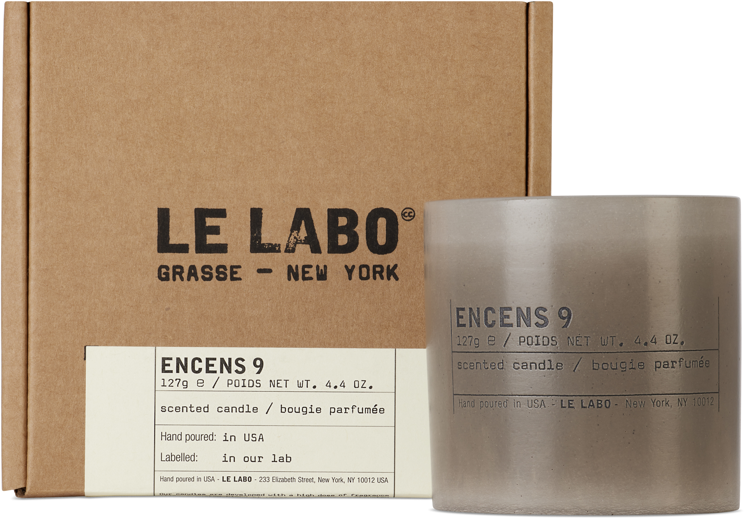 Le Labo Encens 9 Medium Concrete Candle, 127 G In N/a