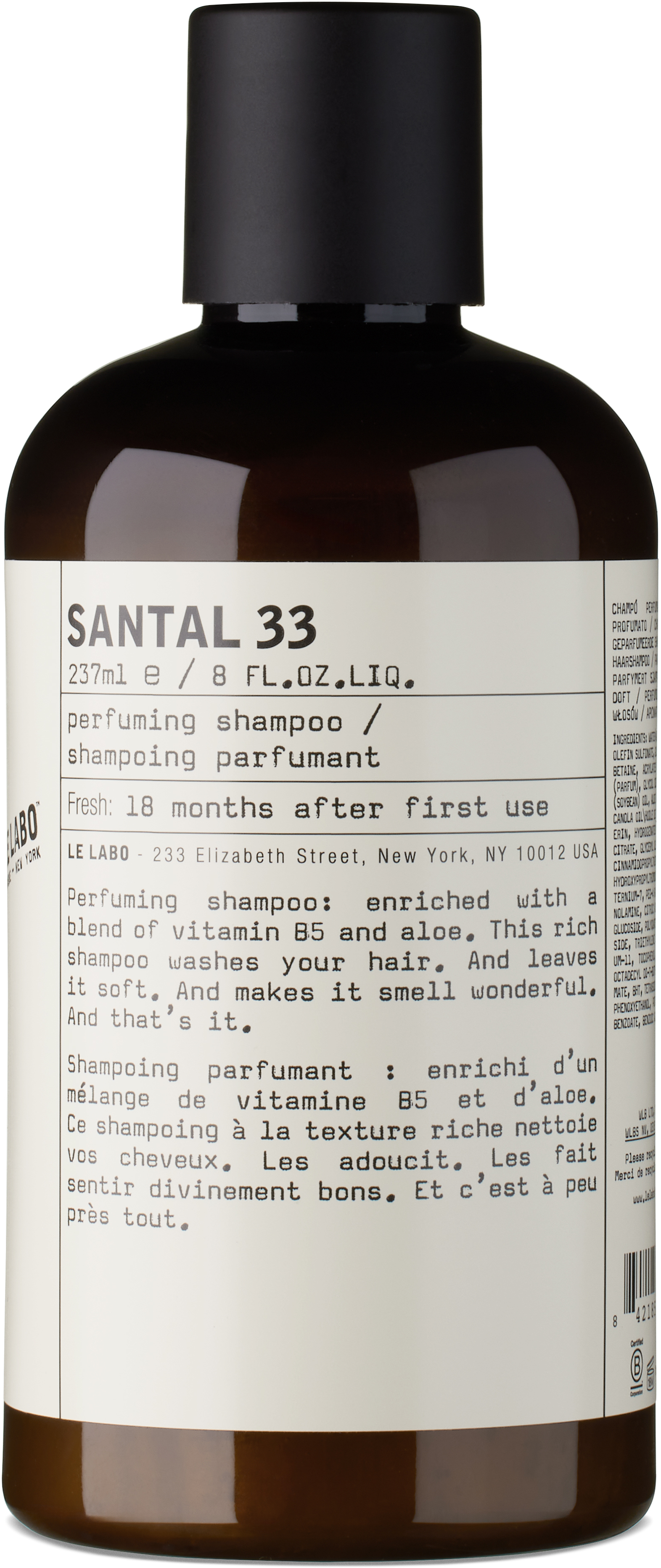 Santal 33 Shampoo, 237 mL