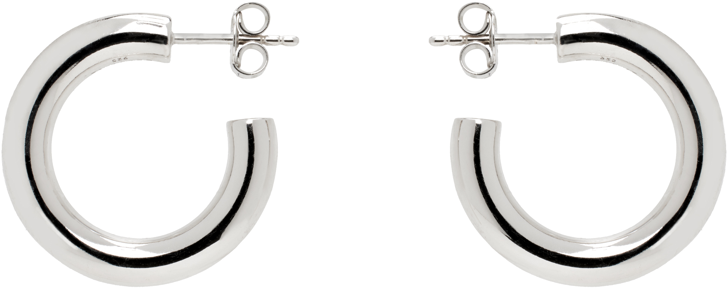 LEMAIRE ルメール シルバー Classic Hoops S ピアス LEMAIRE - 【再販売通知受付可能】Classic Hoops_S(SILVER