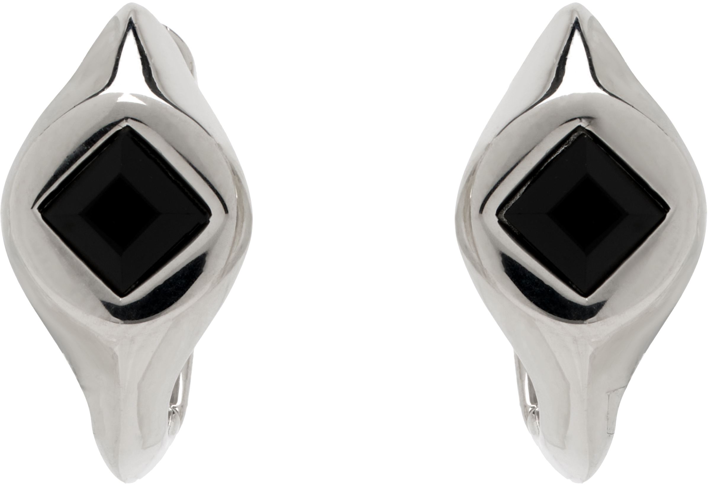 LEMAIRE: Silver Troubadour Earrings | SSENSE