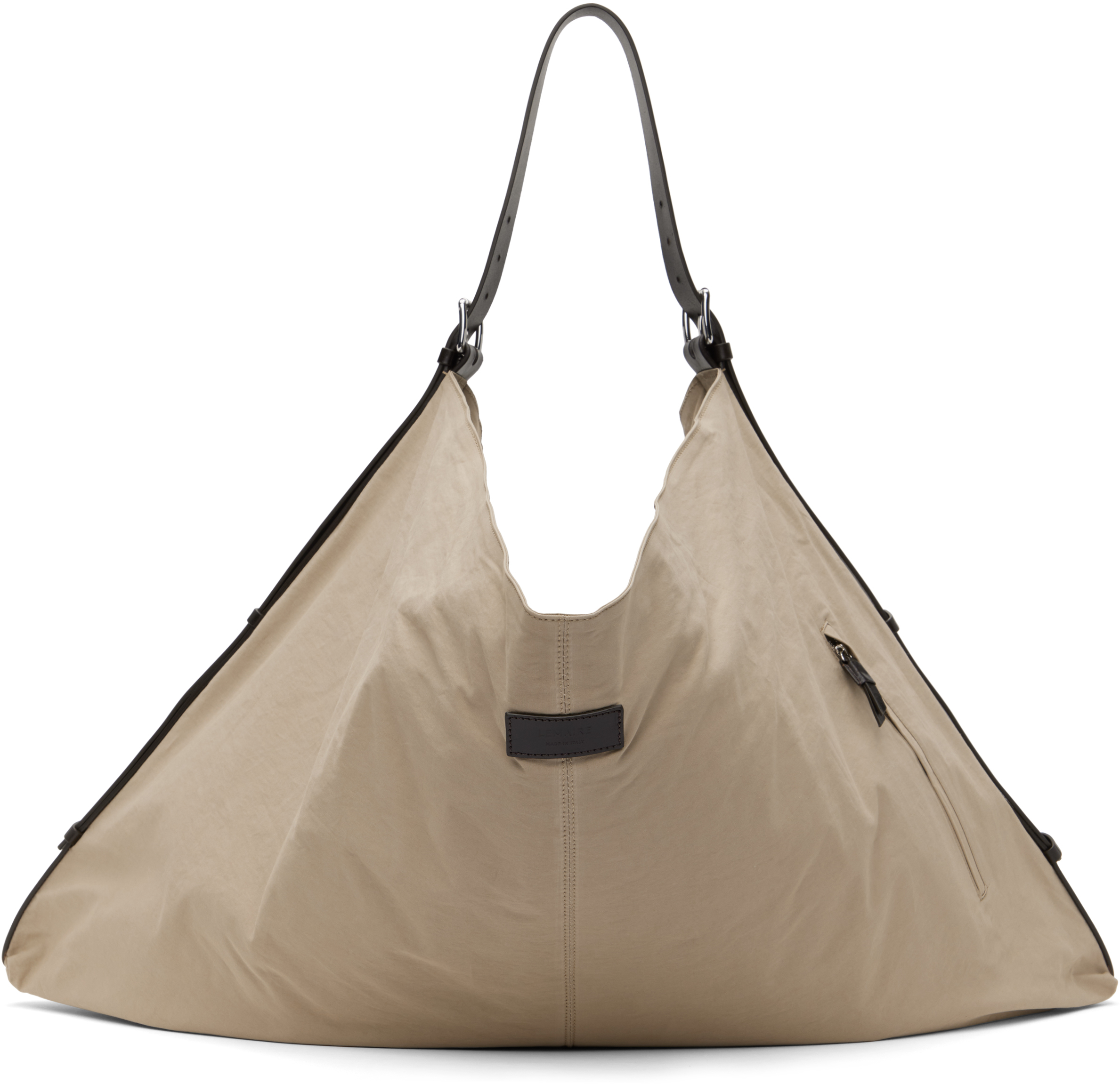 Lemaire Taupe Flag Bag
