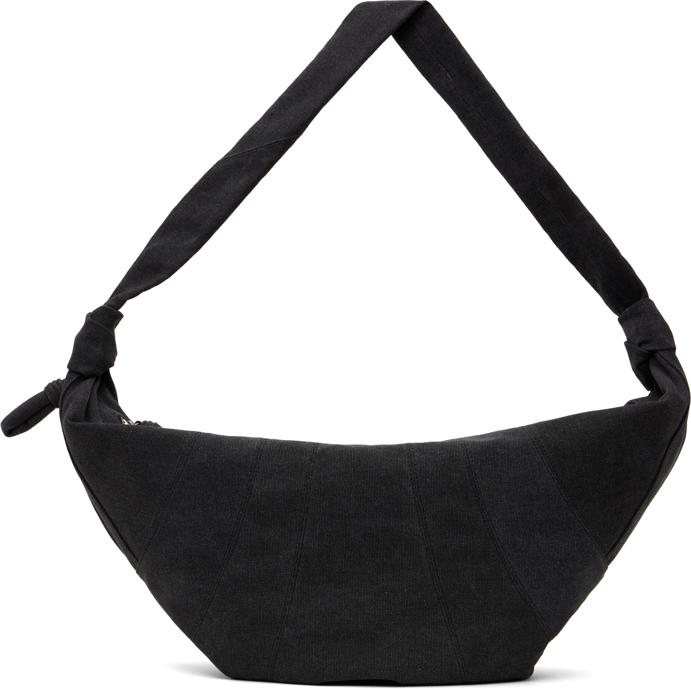 Black XL Croissant Bag