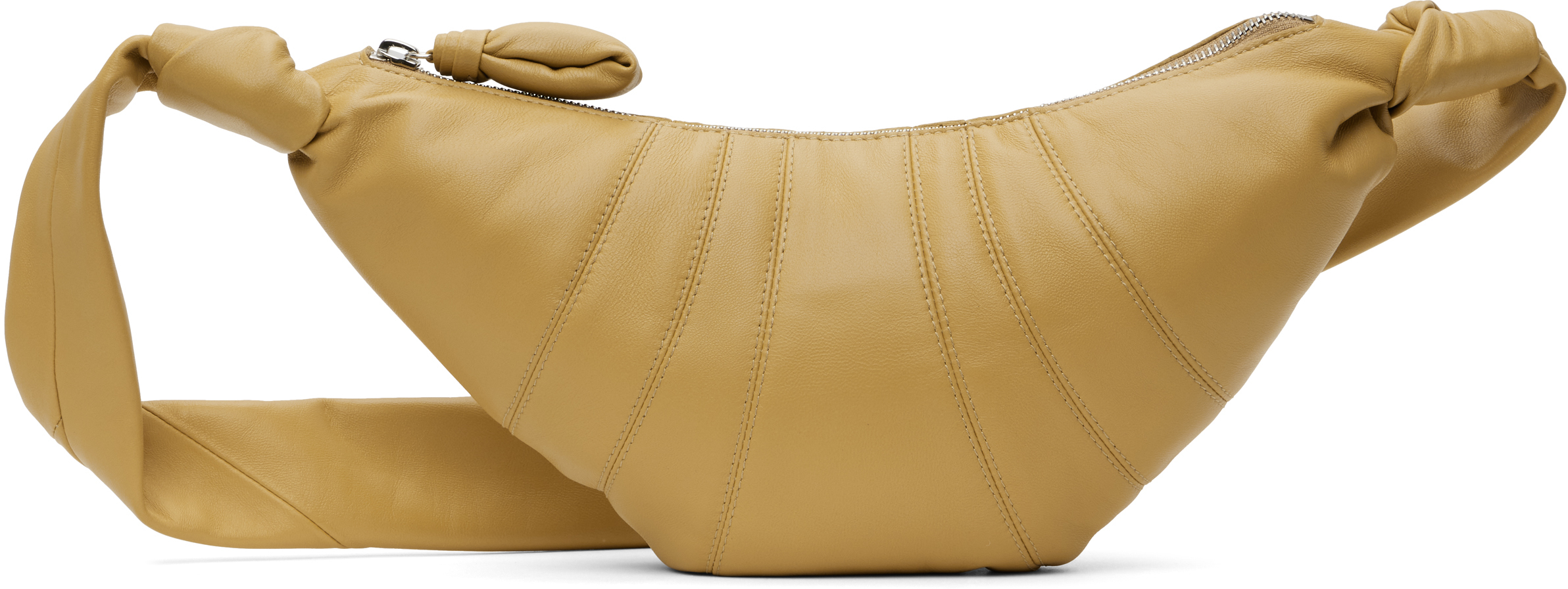 【関税込み】LEMAIRE イエロー スモール Croissant バッグ Yellow Small Croissant Bag by LEMAIRE on Sale