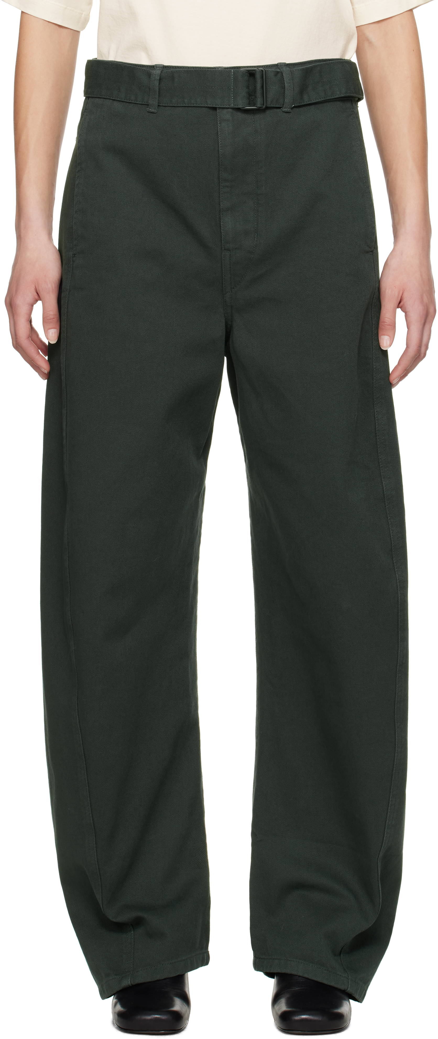 Lemaire Twisted jeans ツイスト ベルト ジーンズ グレー LEMAIRE Lemaire ルメール ジーンズ TWISTED BELTED PANTS