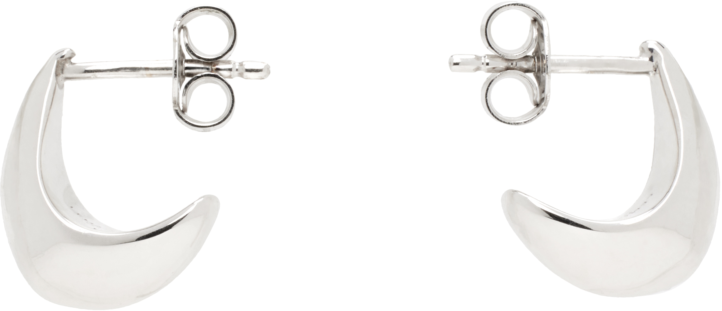 Lemaire Silver Micro Drop Earrings In Bk927 Silver