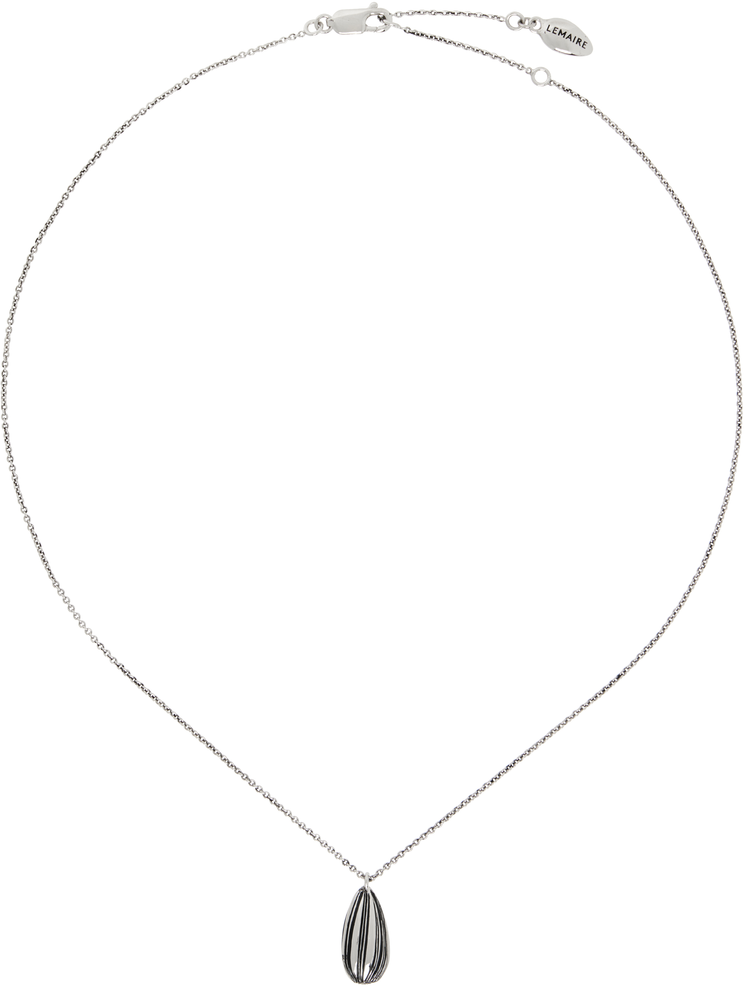 Lemaire Silver Girasol Necklace In Bk927 Silver