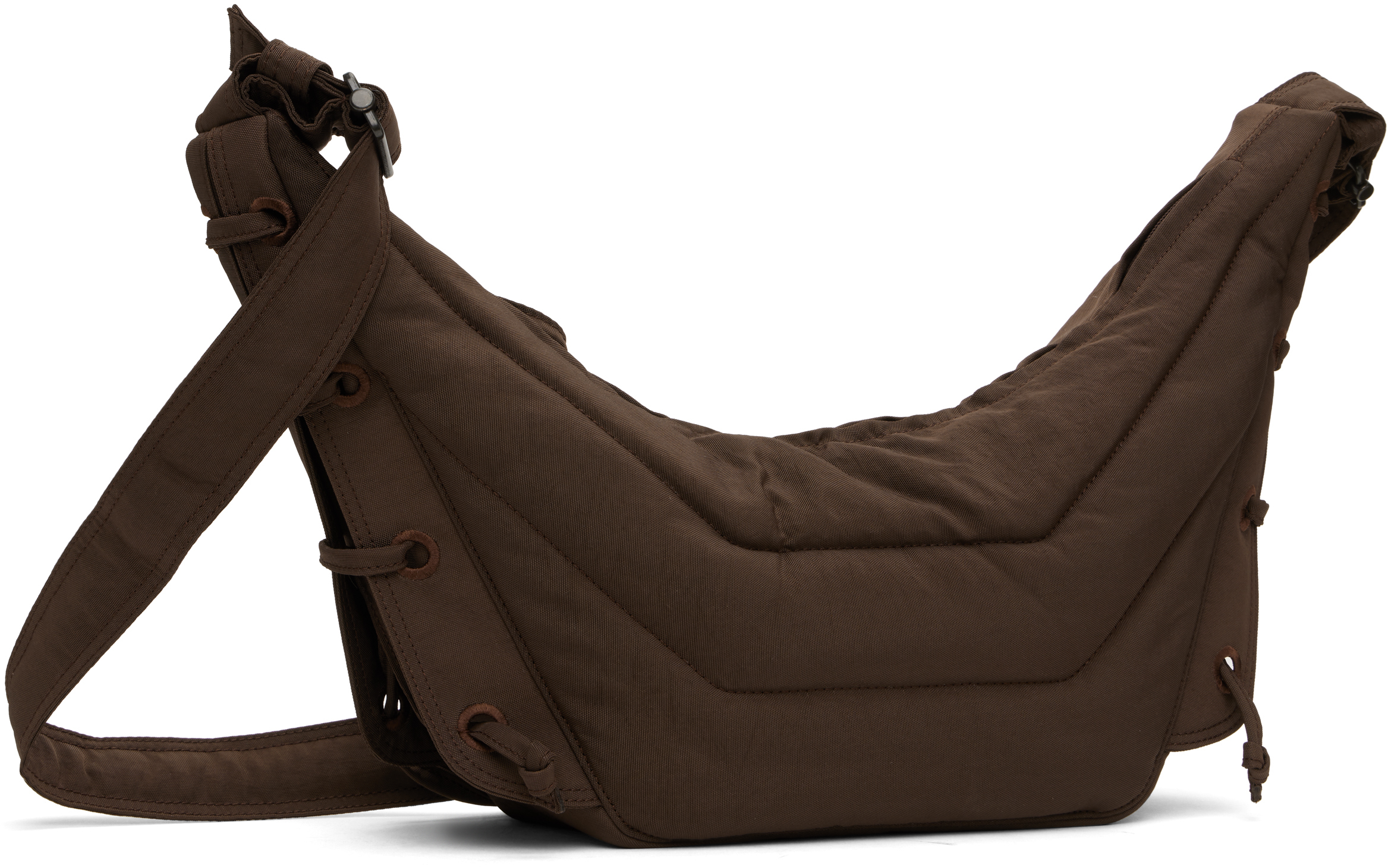 LEMAIRE BROWN SMALL SOFT GAME BAG
