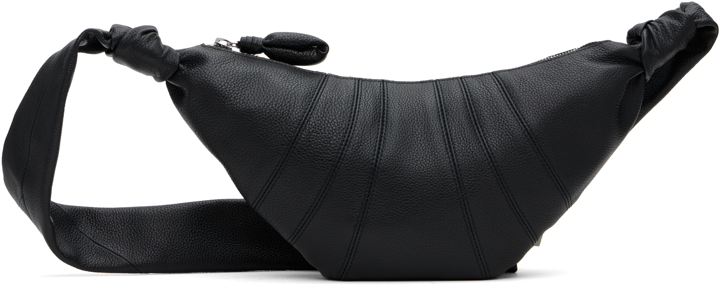 LEMAIRE: Black Small Croissant Bag | SSENSE Canada
