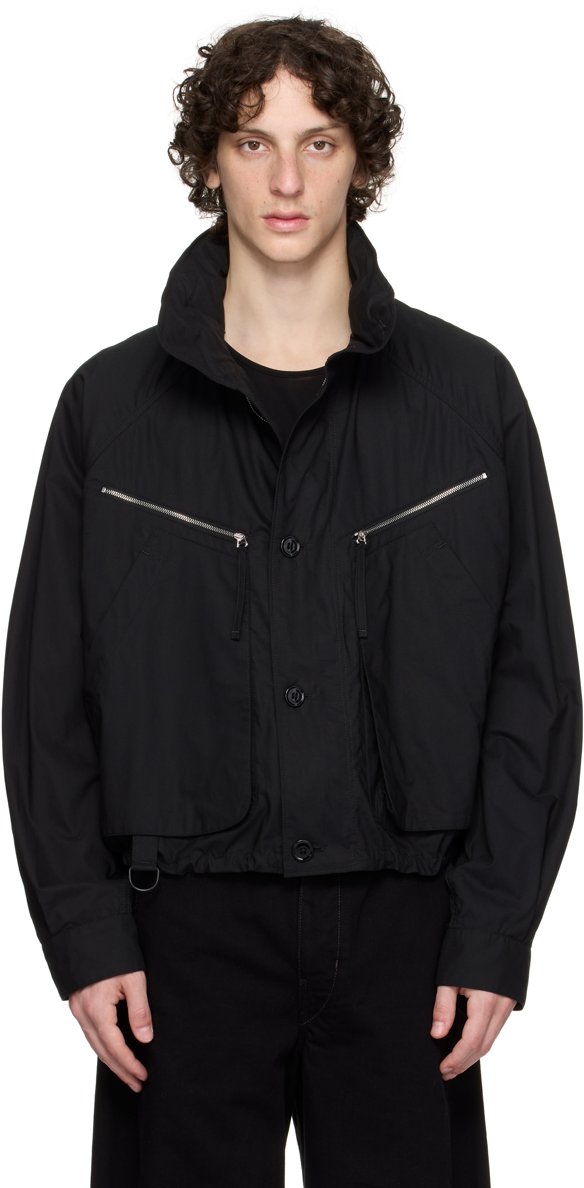 Beige Parachute Jacket