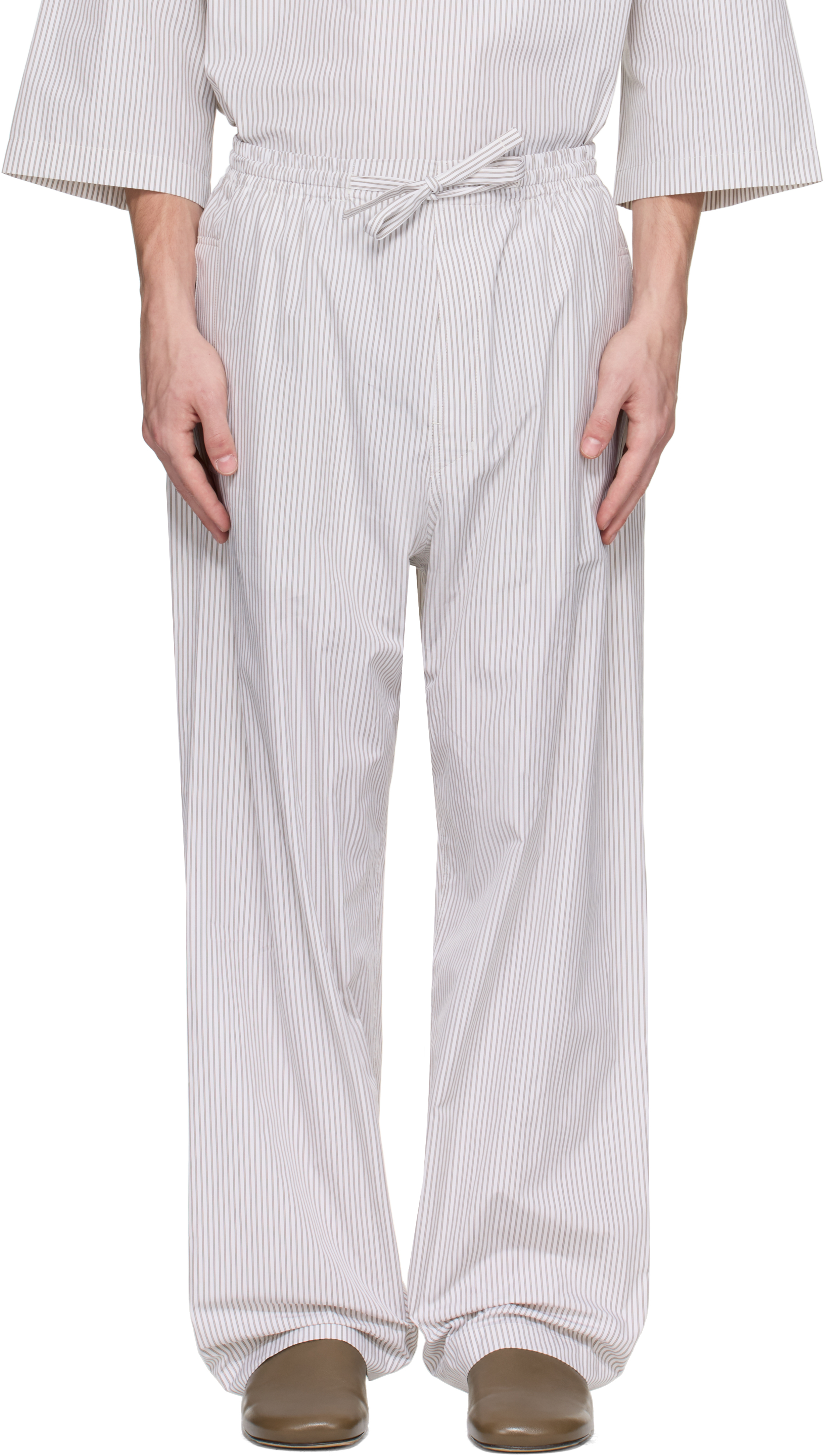 White Pyjama Trousers