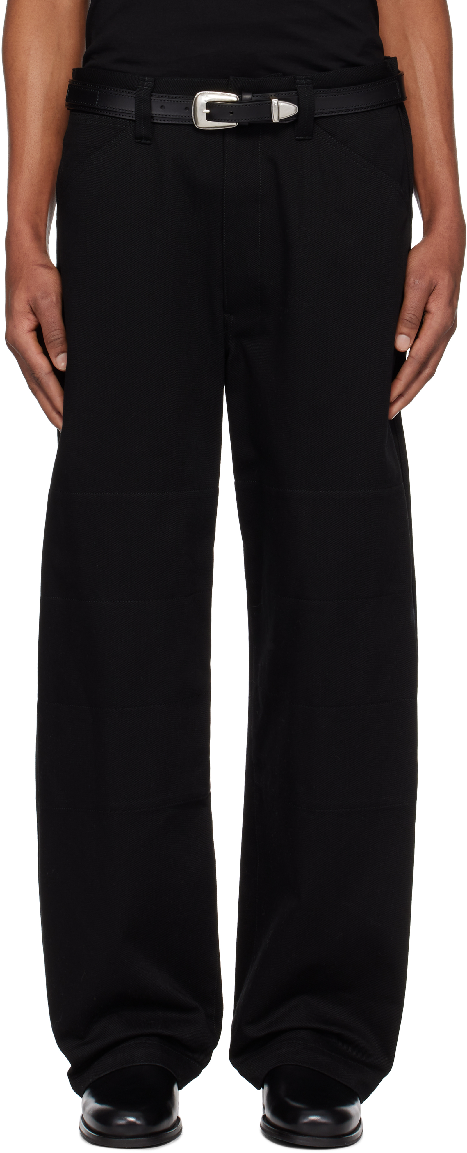 Black Big Work Trousers