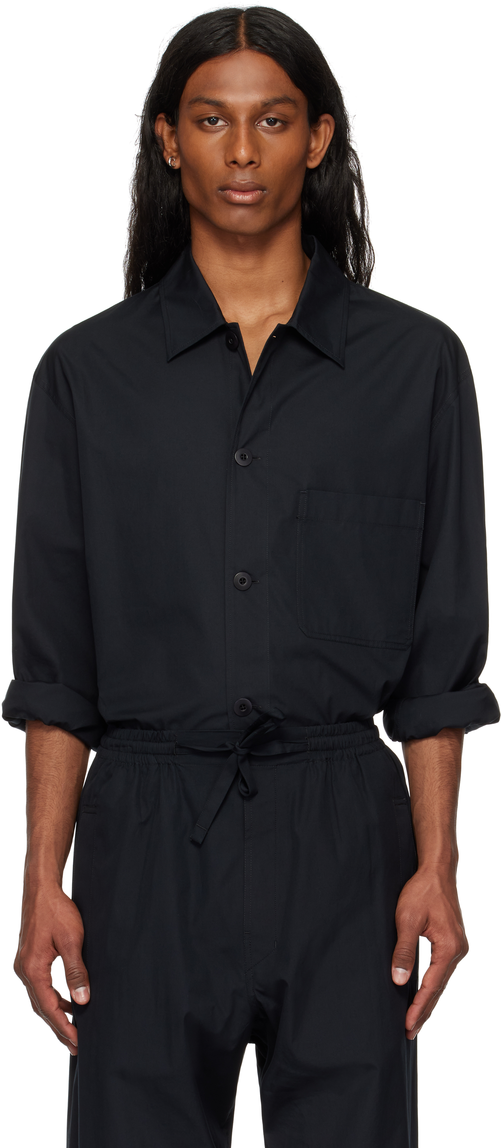 Black Pyjama Shirt