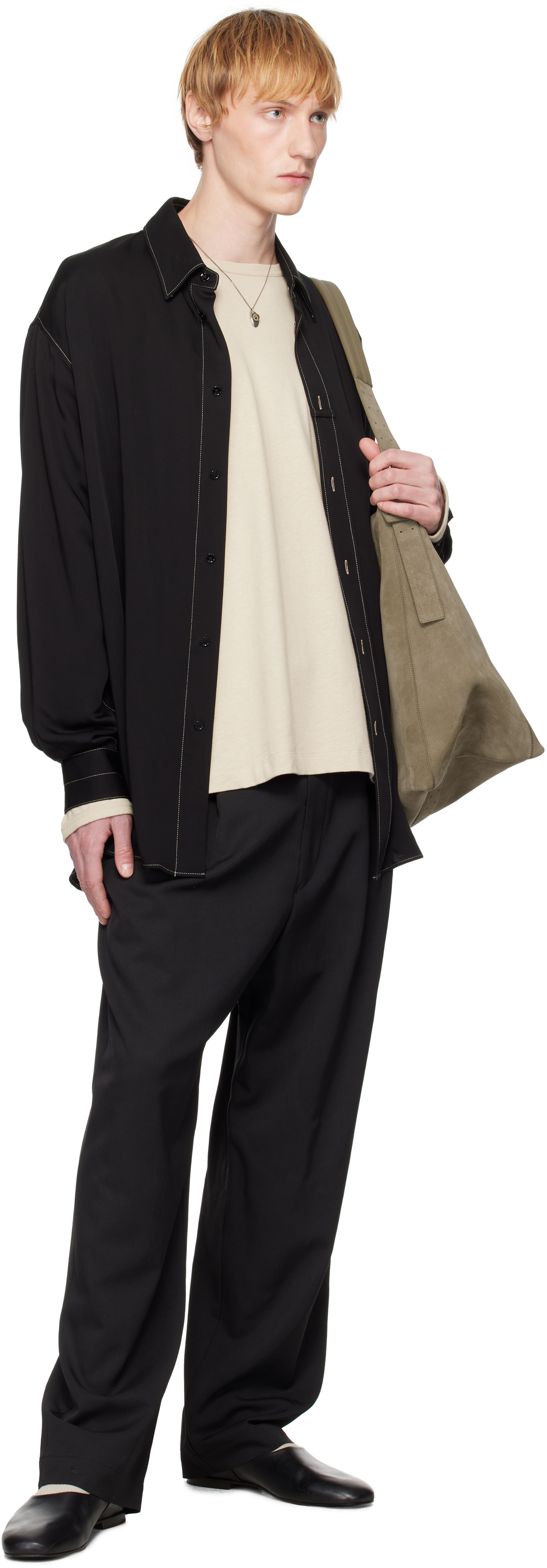 Lemaire Black Loop Shirt