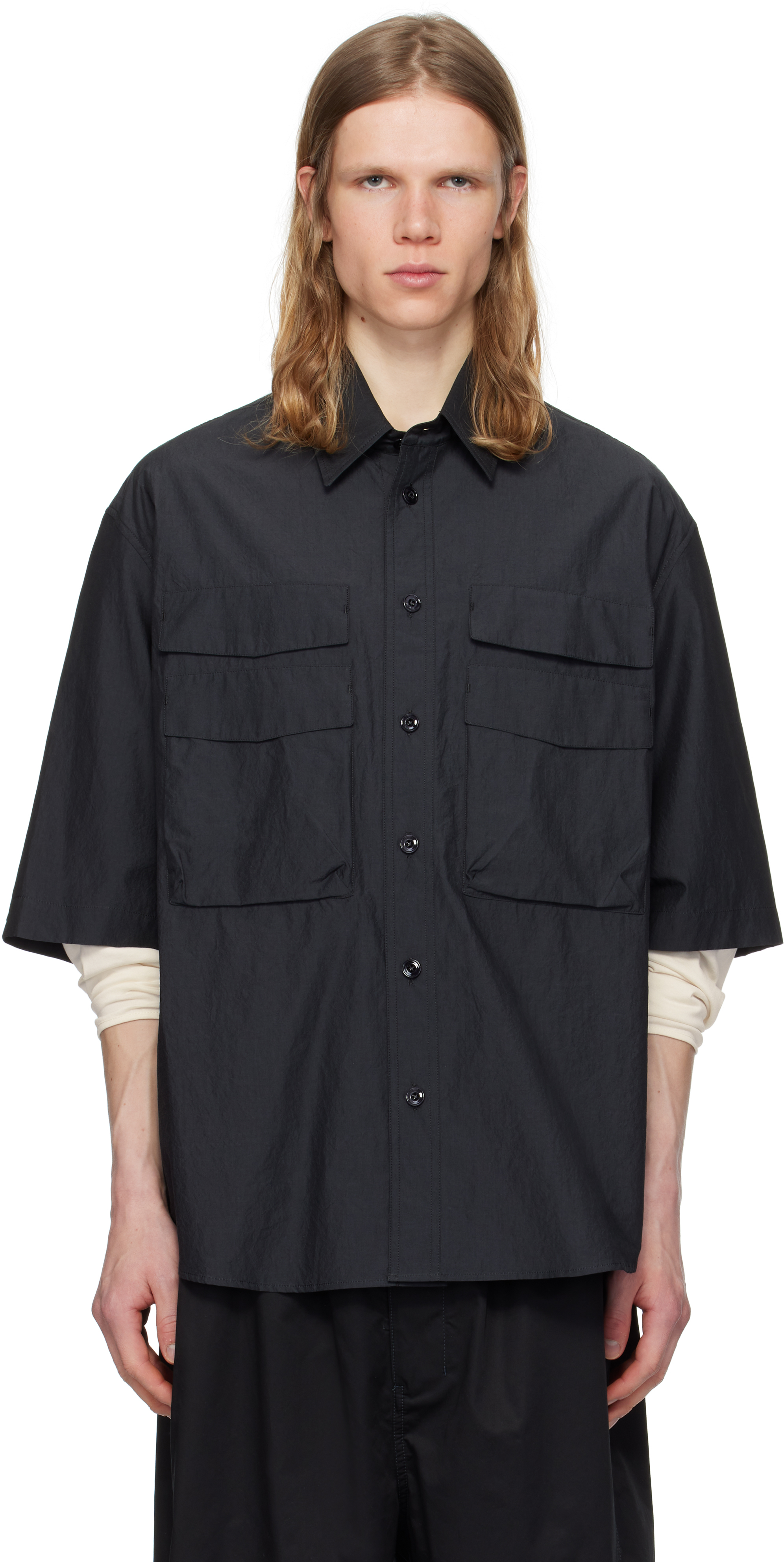 Gray Utility Shirt