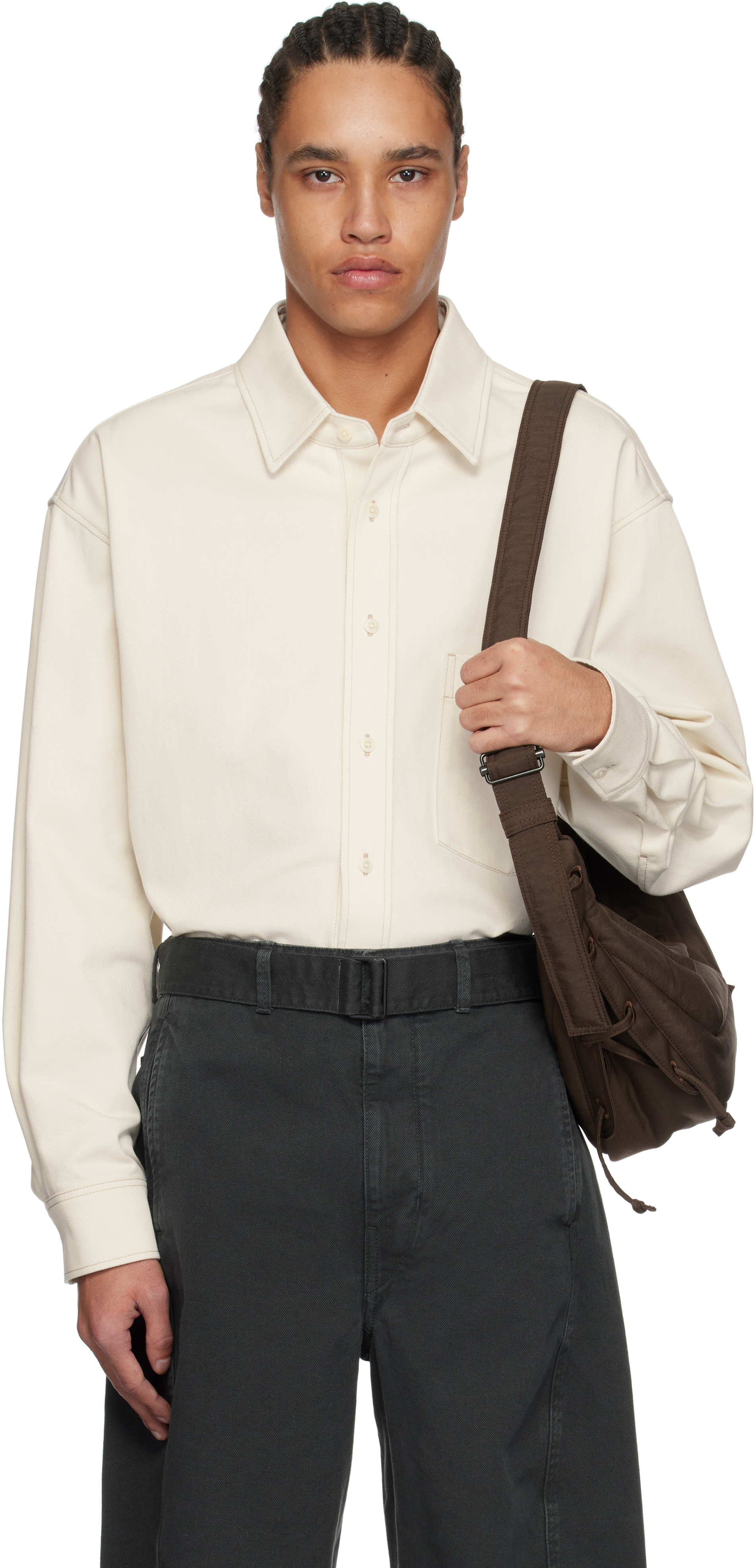 LEMAIREのオフホワイト ビッグシャツがセール中