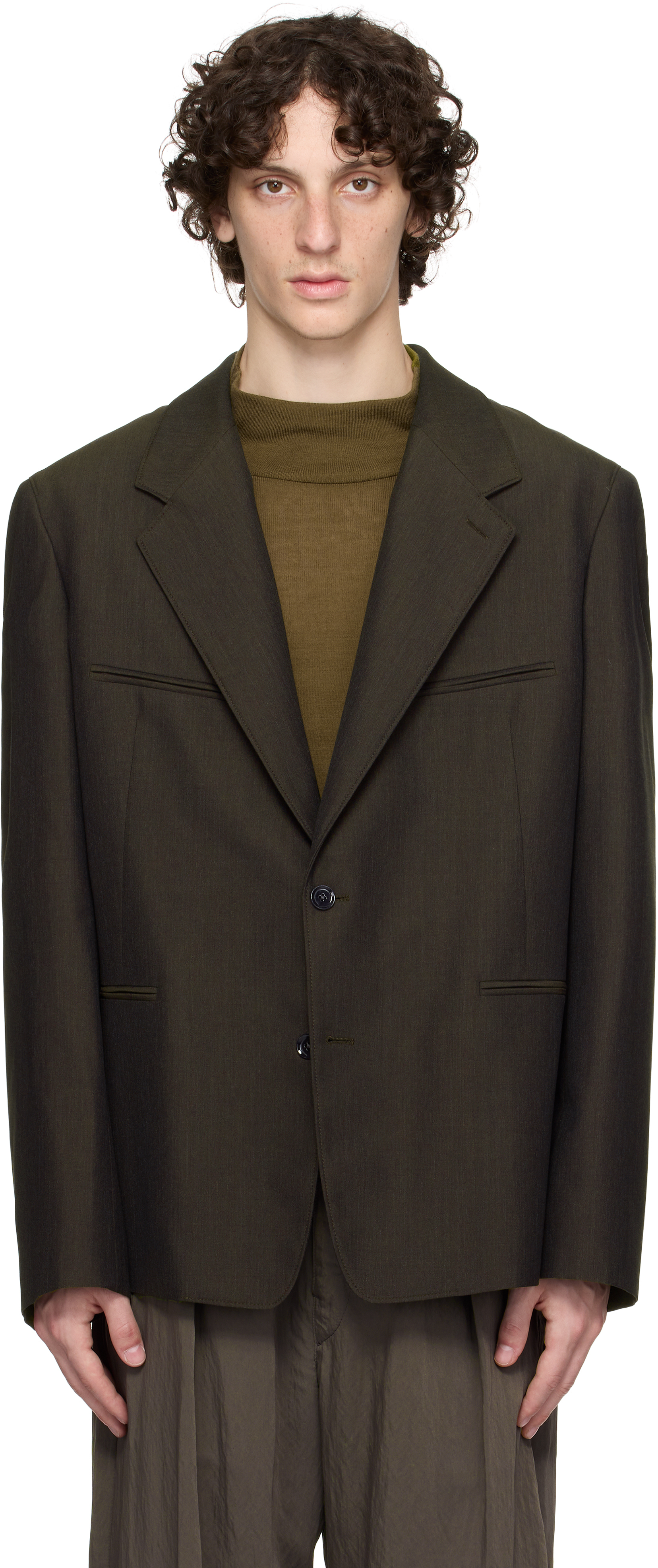 Brown Tailored SB Blazer