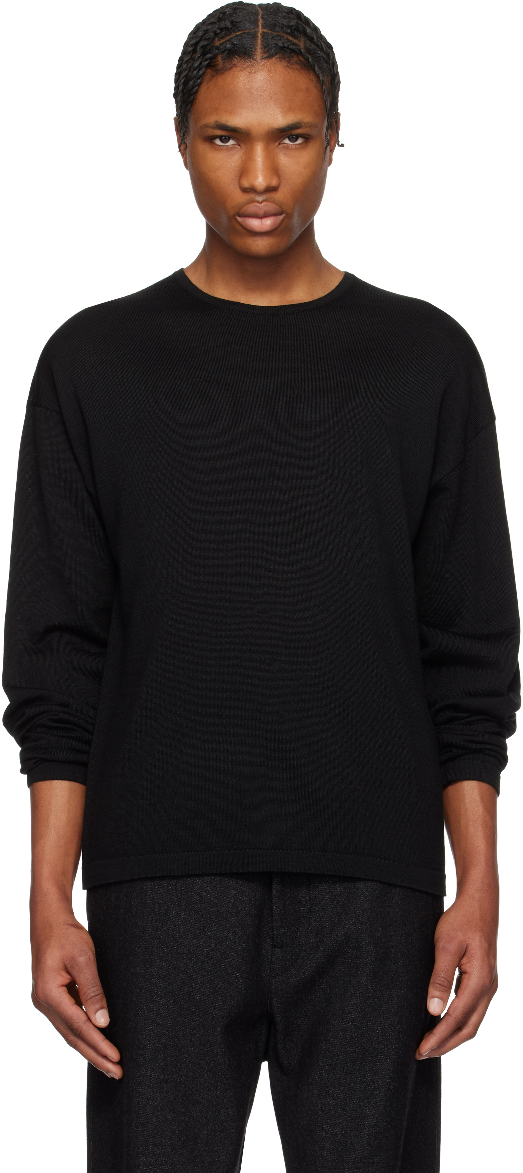 Black Crew Neck Sweater