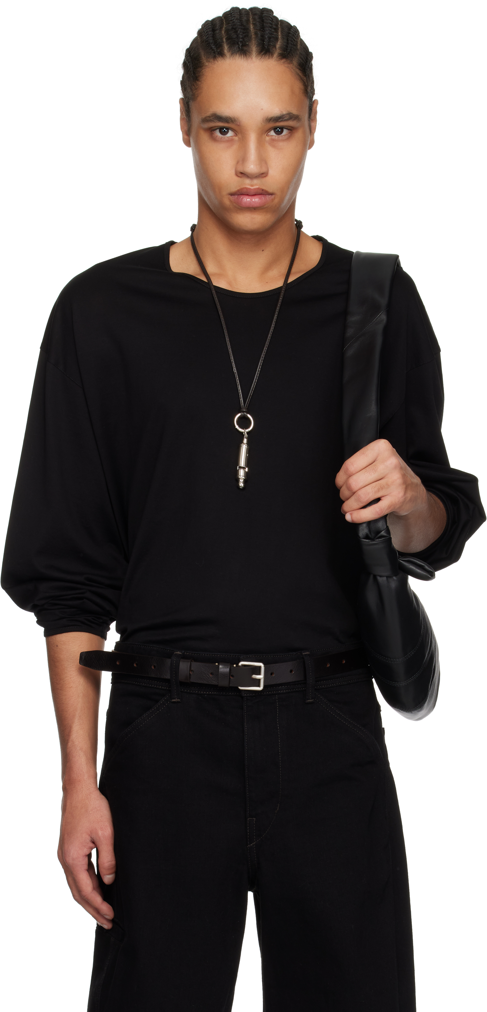 Black LS Relaxed T-shirt