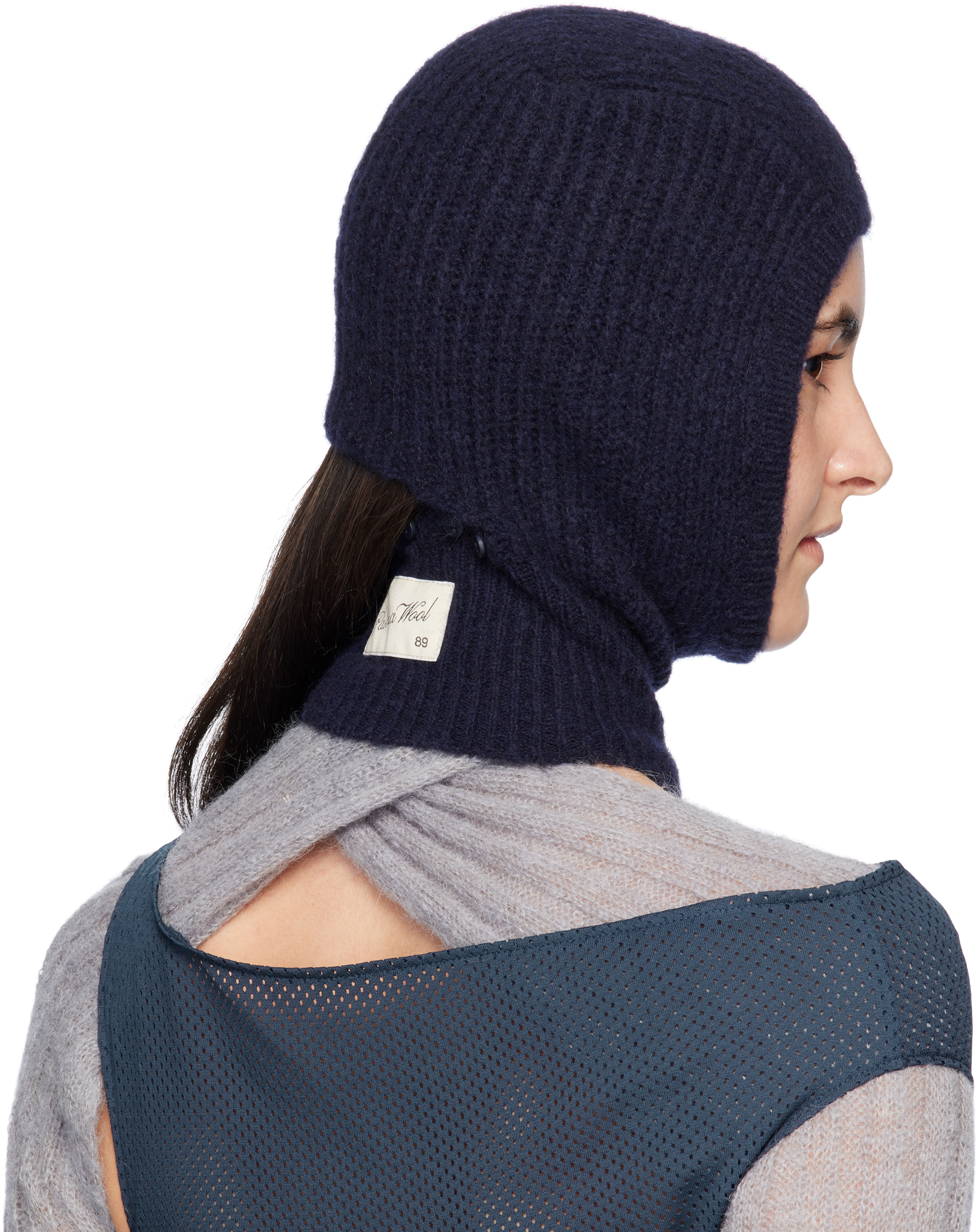 Paloma Wool Navy Buttons Angels Balaclava In 135 Navy