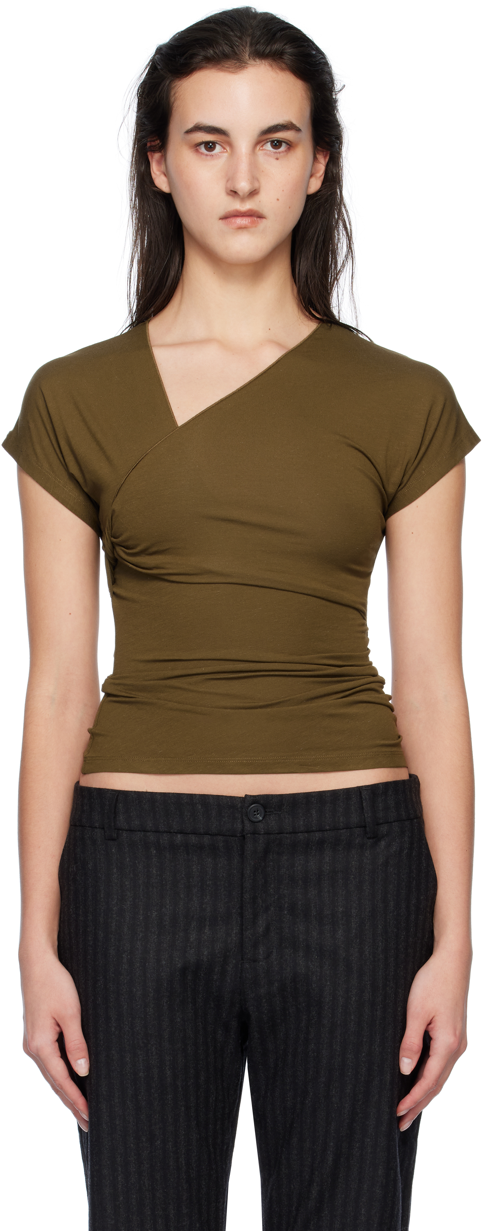 Khaki Victoria T-shirt