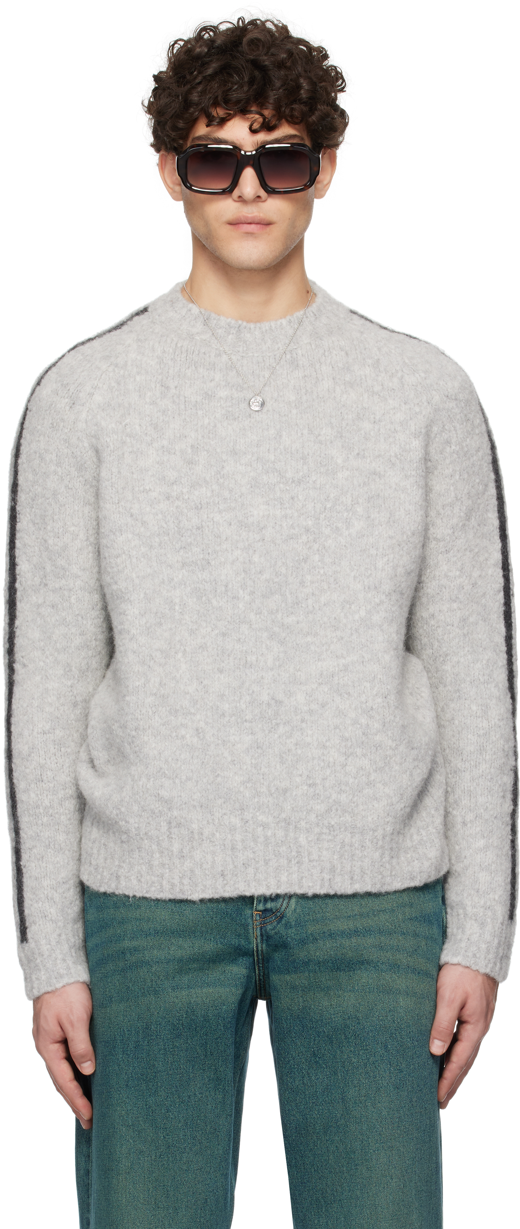 Gray Grand Slam Sweater