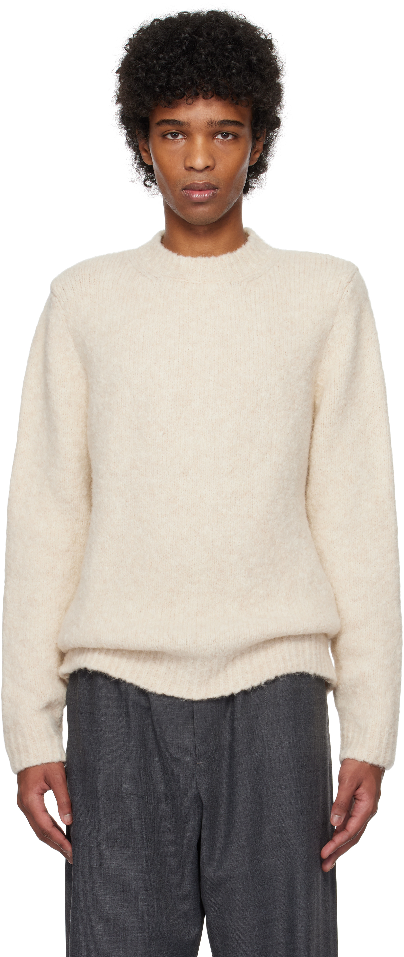 PALOMA WOOL OFF-WHITE CRUSH B SWEATER