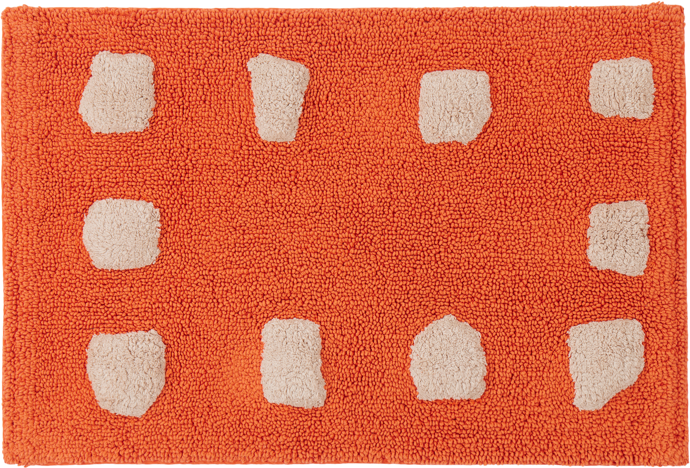 Cold Picnic Orange Wisdom Teeth Bath Mat In Multi