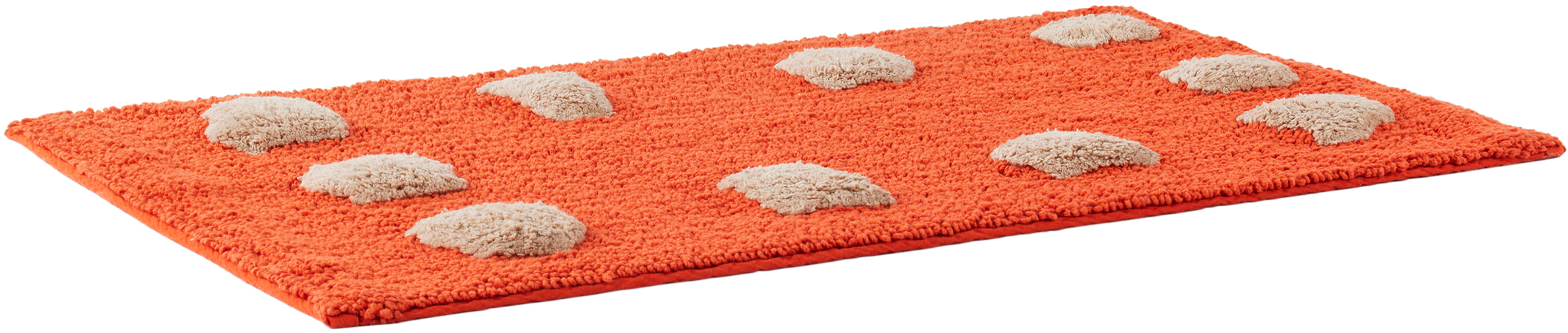 Cold Picnic Orange Wisdom Teeth Bath Mat In Multi