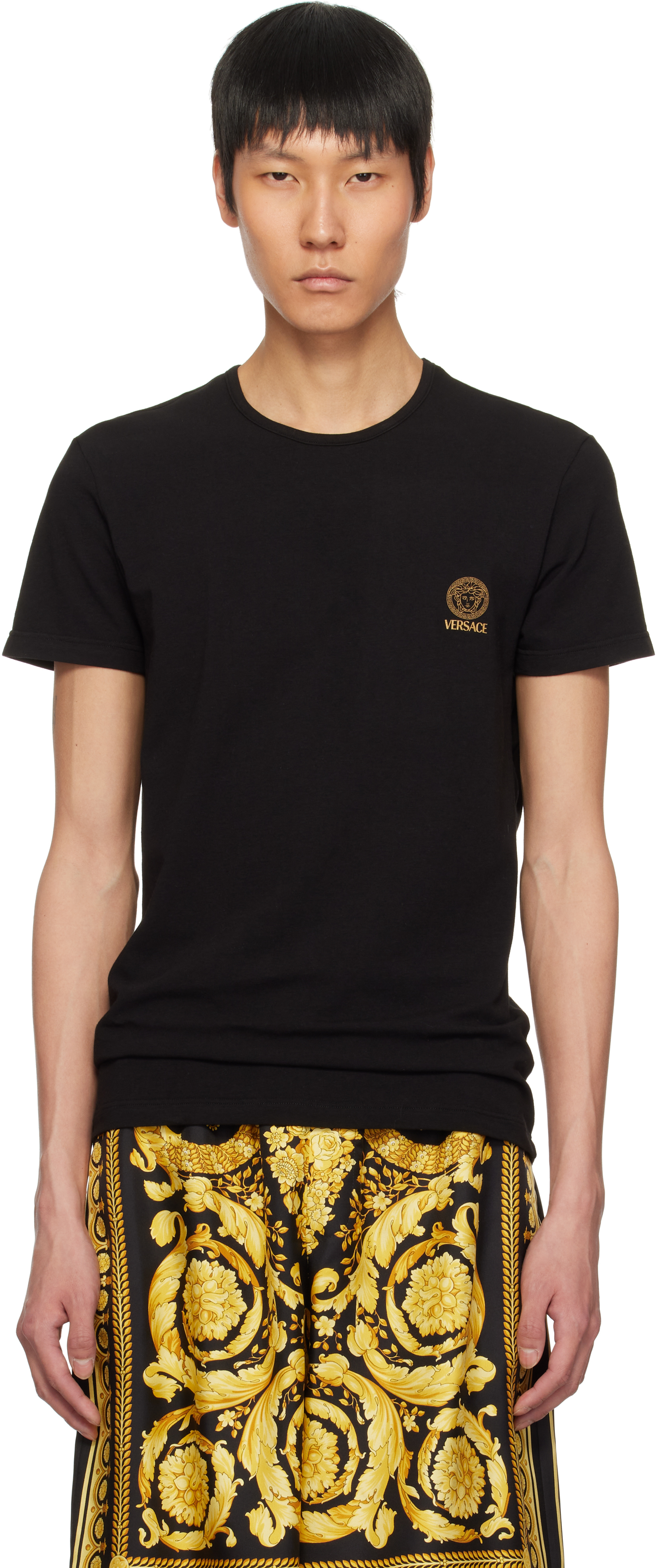 【関税込】◆VERSACE◆メドゥーサ アンダー Tシャツ ２枚セット メドゥーサ アンダーシャツ 2枚パック | VERSACE JP