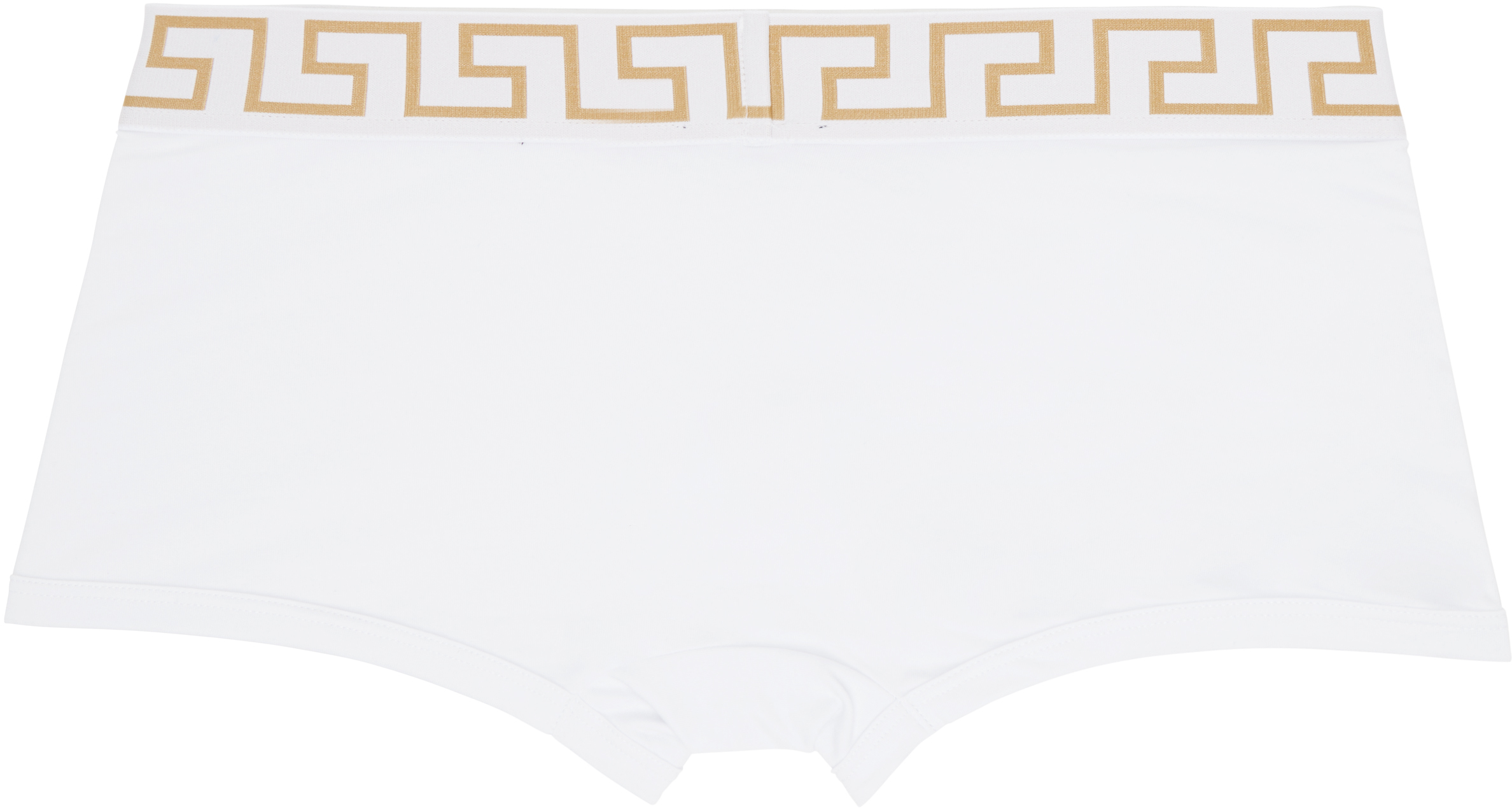 Versace Set Of Three Cotton Boxers In A3278-black+grey+whi
