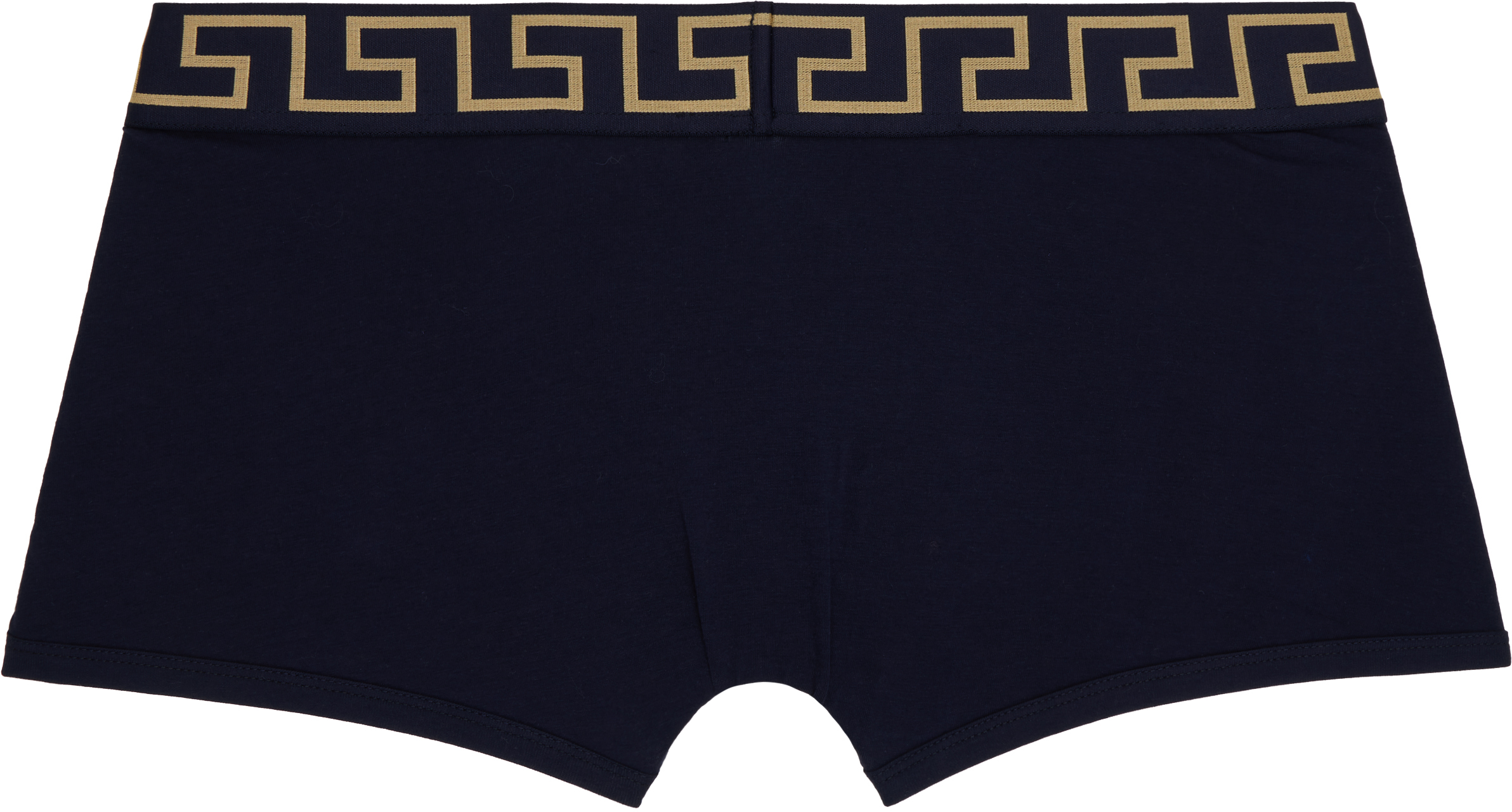 Versace Black Greca Border Boxer Briefs In A70w-blue-gold