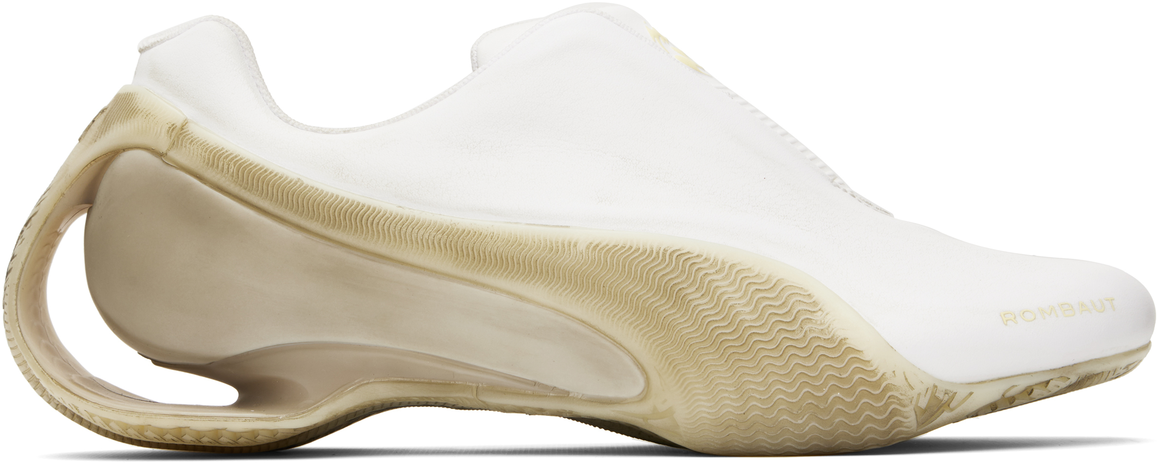 Rombaut: White & Beige PUMA Edition Levitation Sneakers | SSENSE