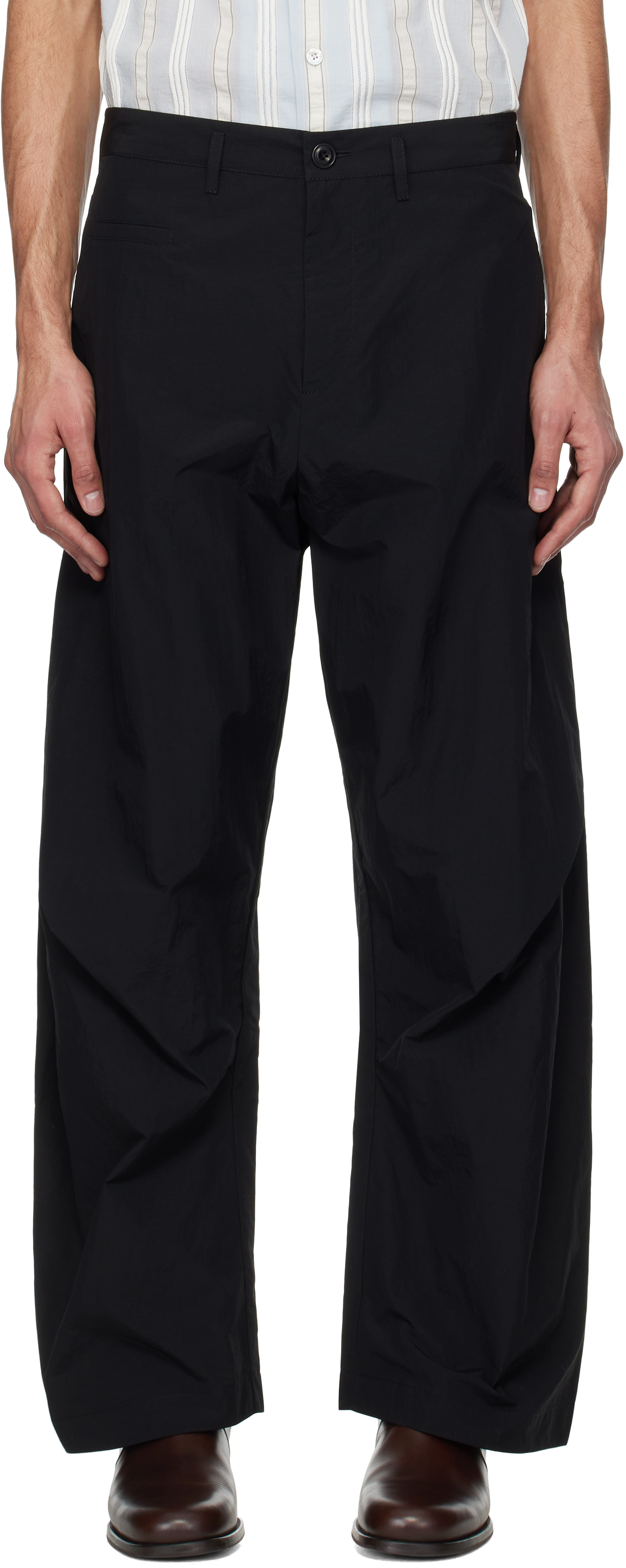 Black Helix Trousers