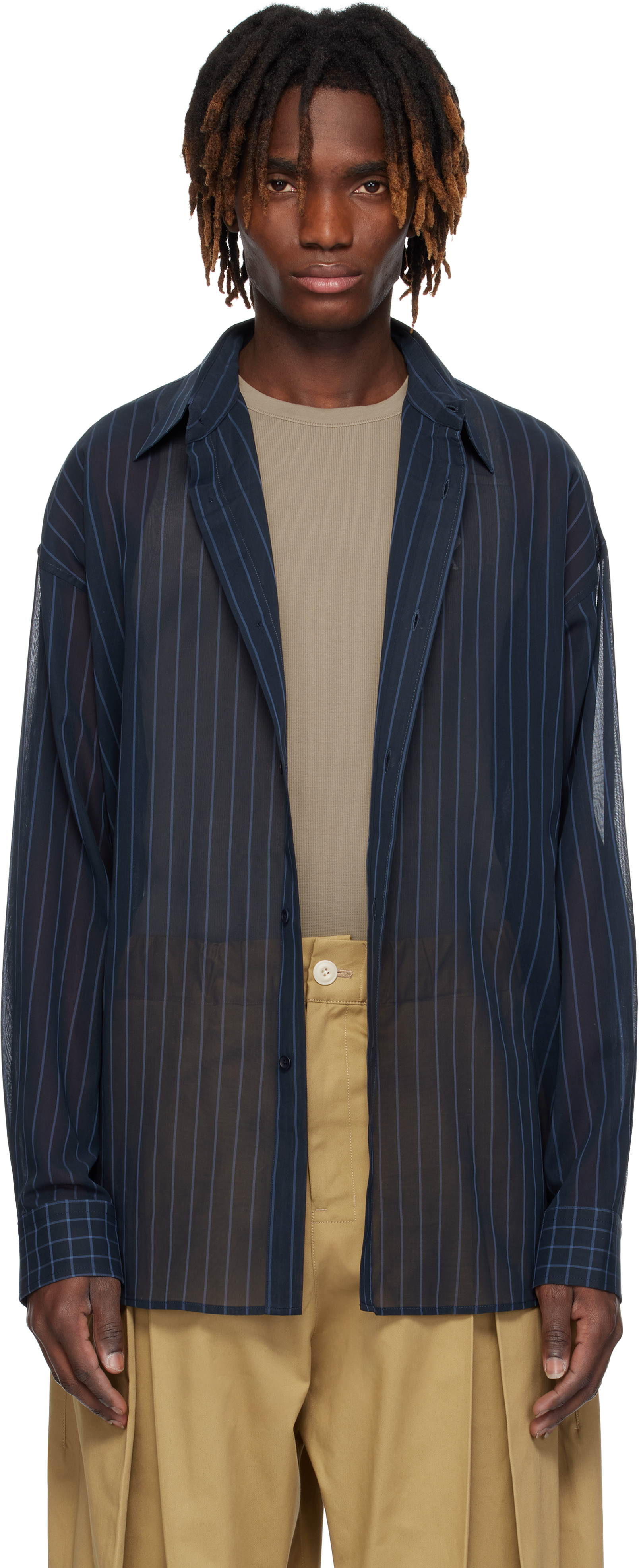 【関税込み】SAGE NATION ネイビー Chisholm シャツ Chisholm Shirt - Navy – SAGE NATION