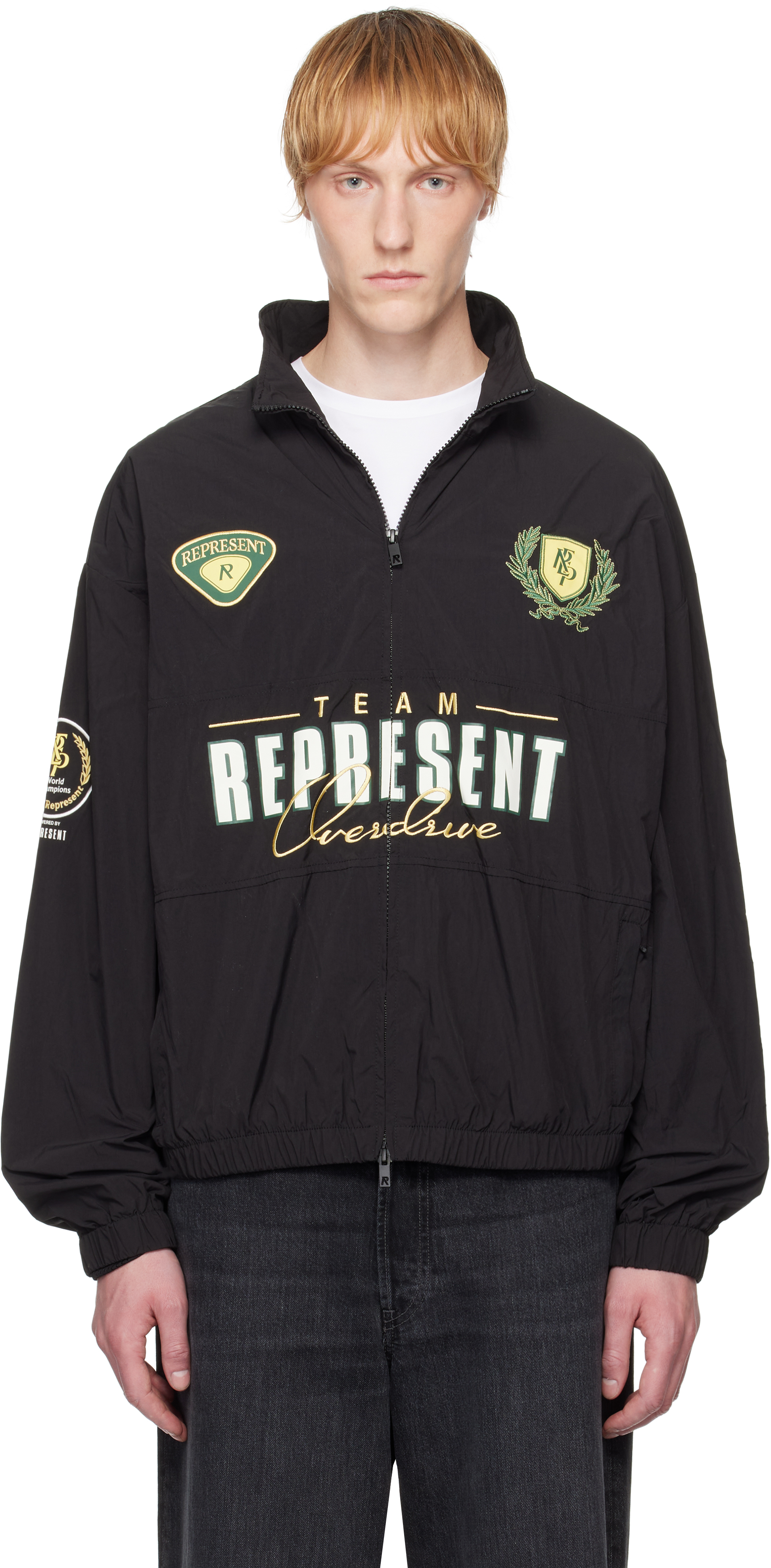 REPRESENT トラックジャケット Representのブラック 'World Championship' トラックジャケット