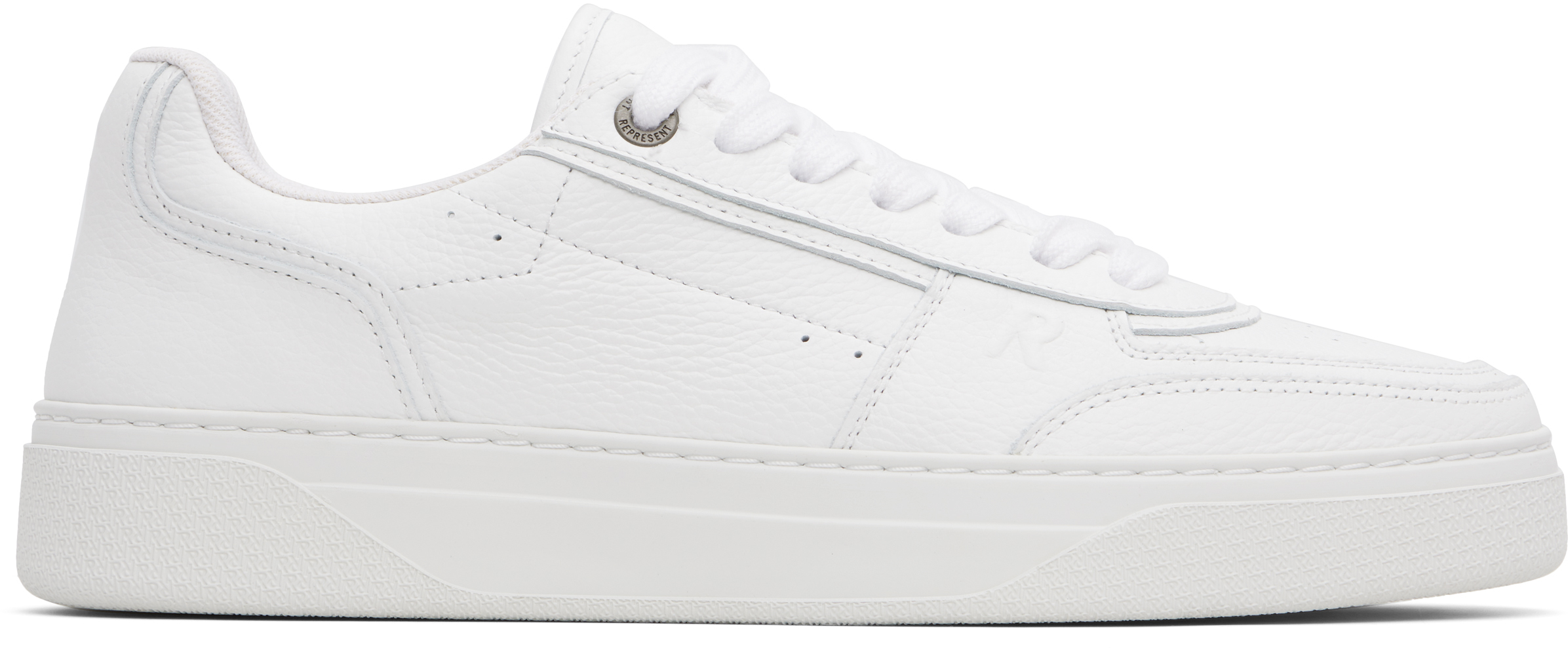 REPRESENT WHITE INITIAL SNEAKERS