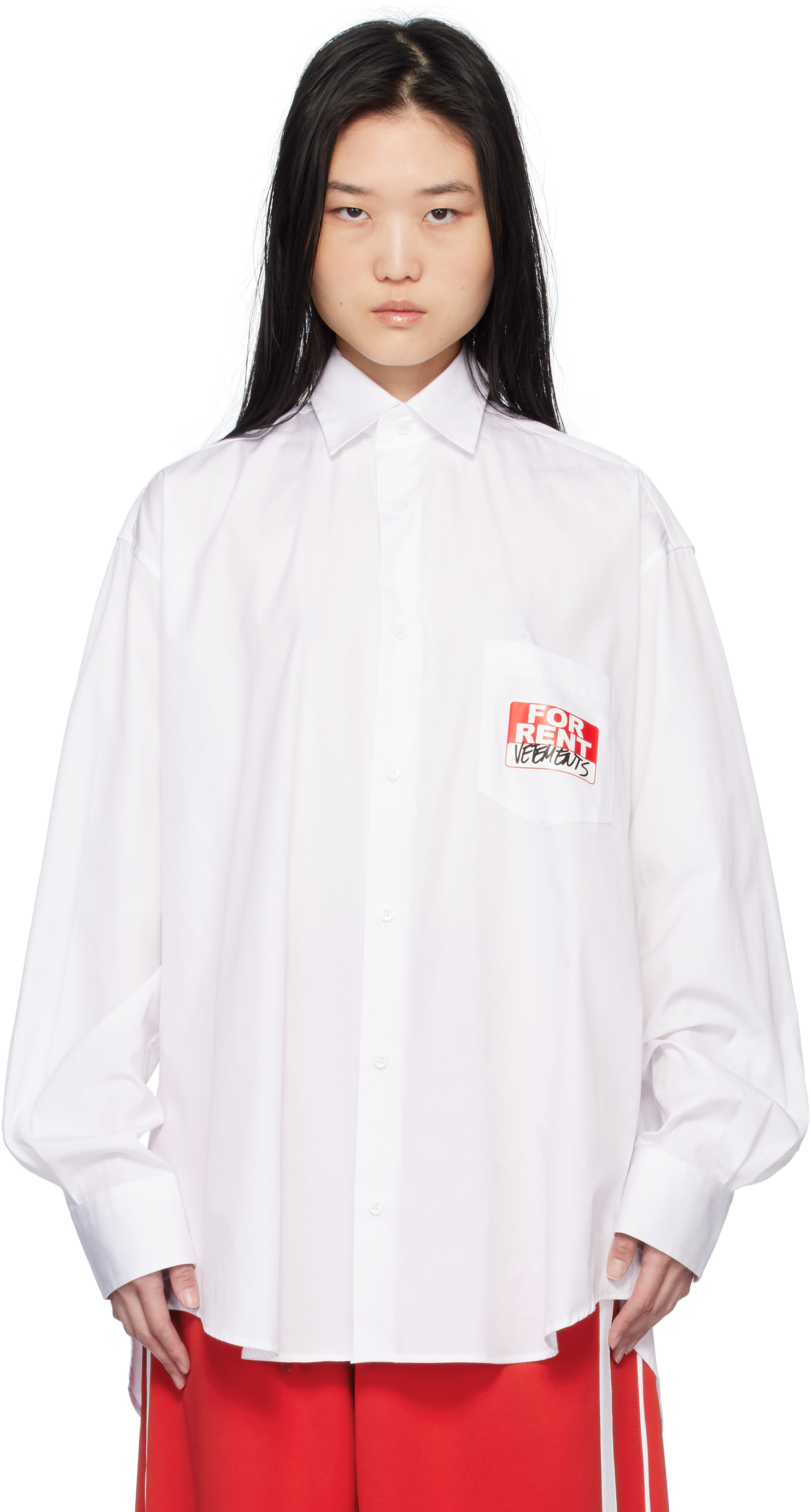 White 'For Rent' Classic Shirt