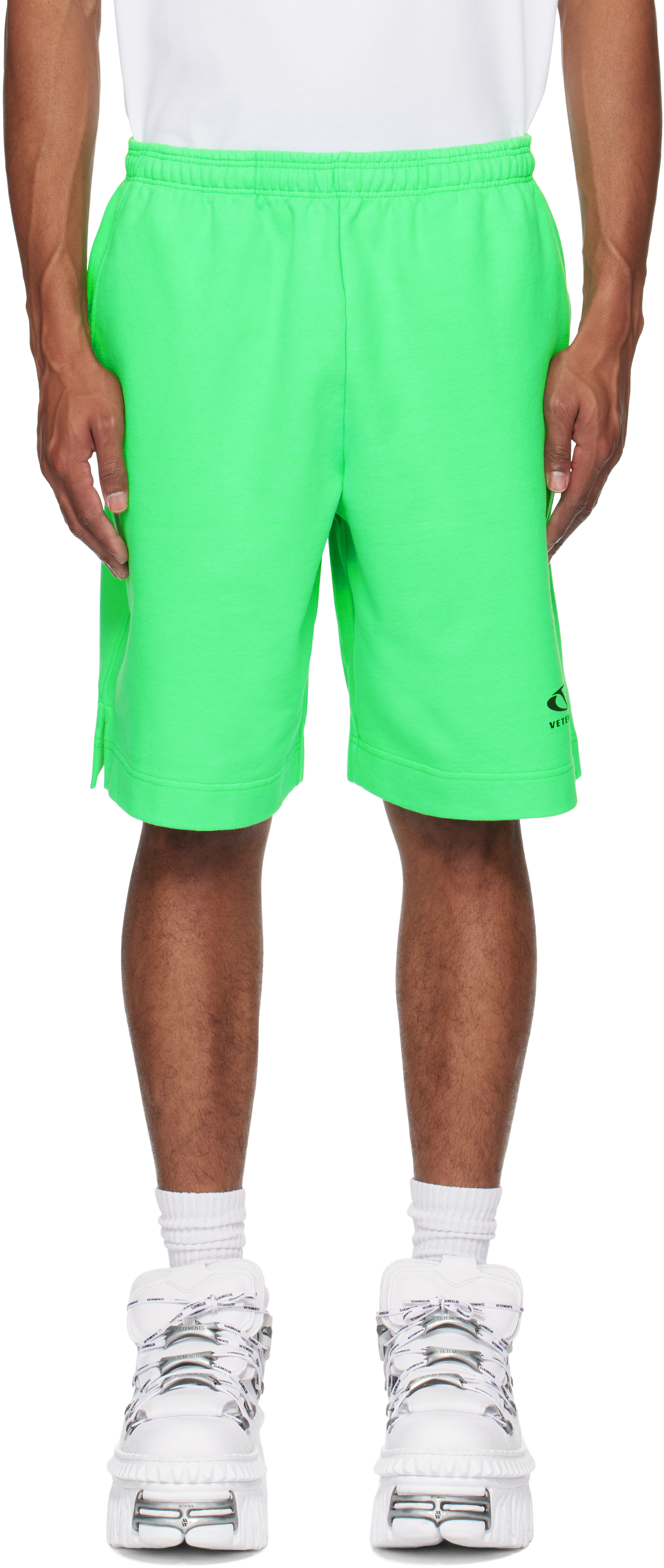 Green Oval Logo Shorts