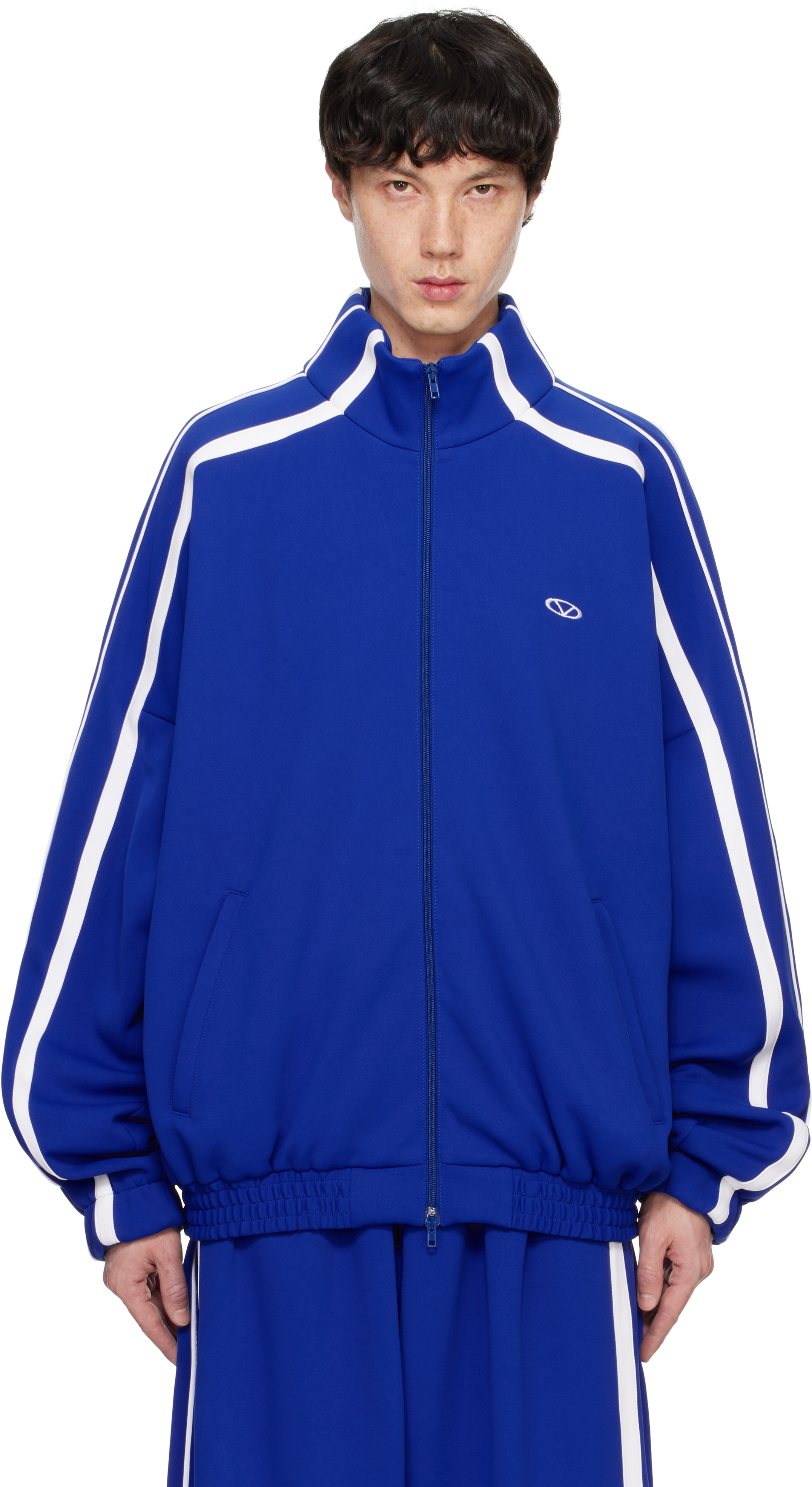 Blue Oval Logo Gym Jacket