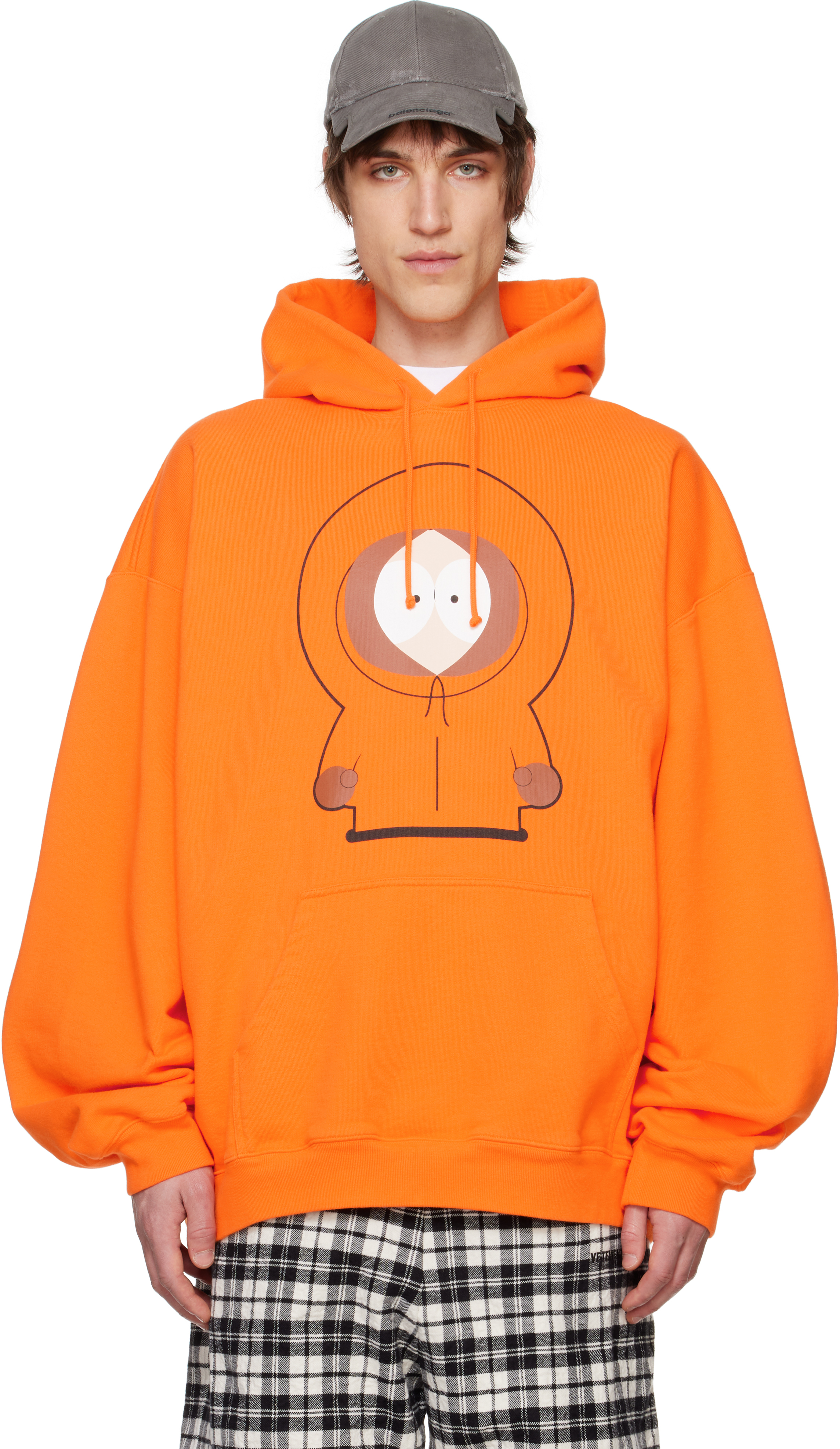 Orange Kenny Oversized Hoodie